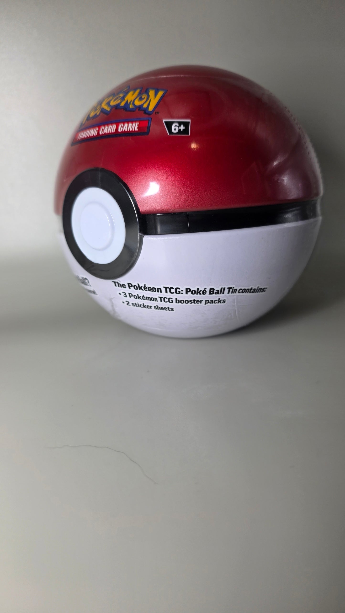 Pokemon TCG Poke Ball Tin L25 3x Booster Packs Factory Sealed New
