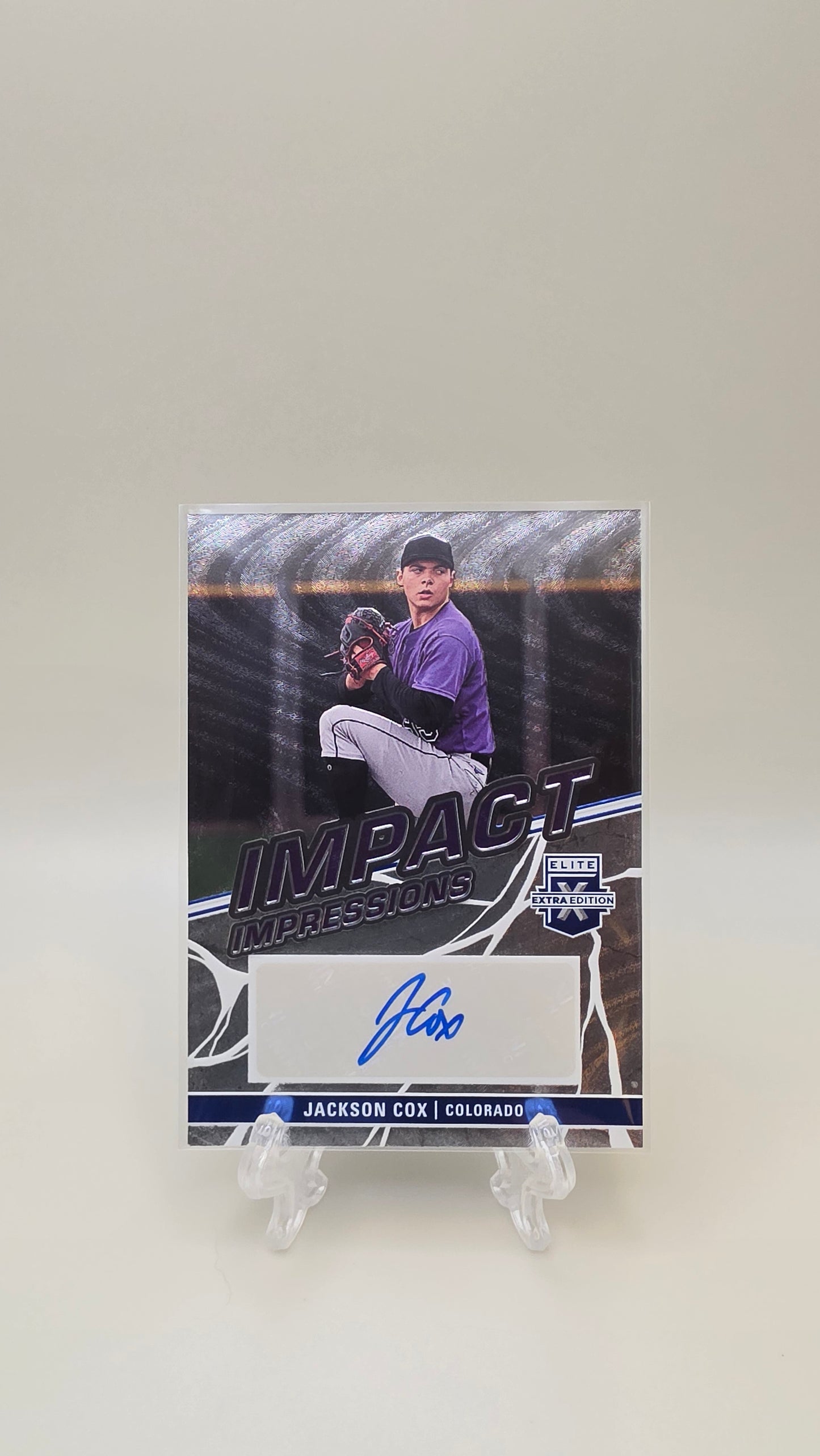 2023 Elite Extra Edition Jackson Cox Impact Impressions Auto #11-JXC