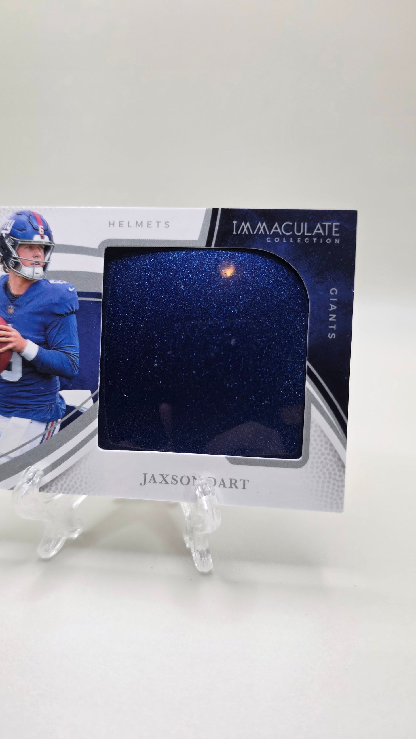 2025 Immaculate Jaxon Dart Helmets RC # 6/10 Jersey Match!! Card # RJL-JDT