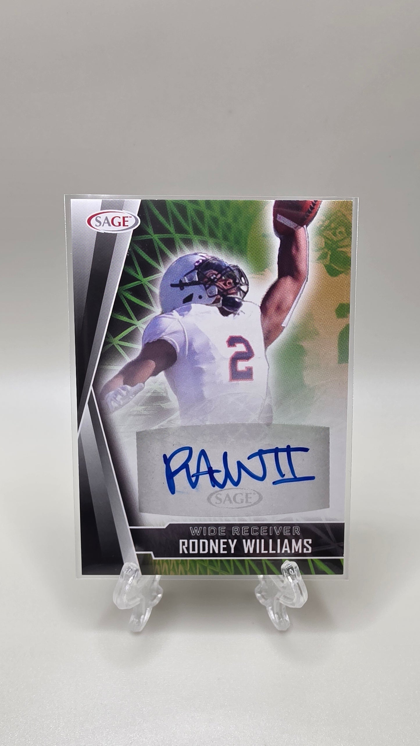 2022 Sage Football Rodney Williams Autograph #A‑RW
