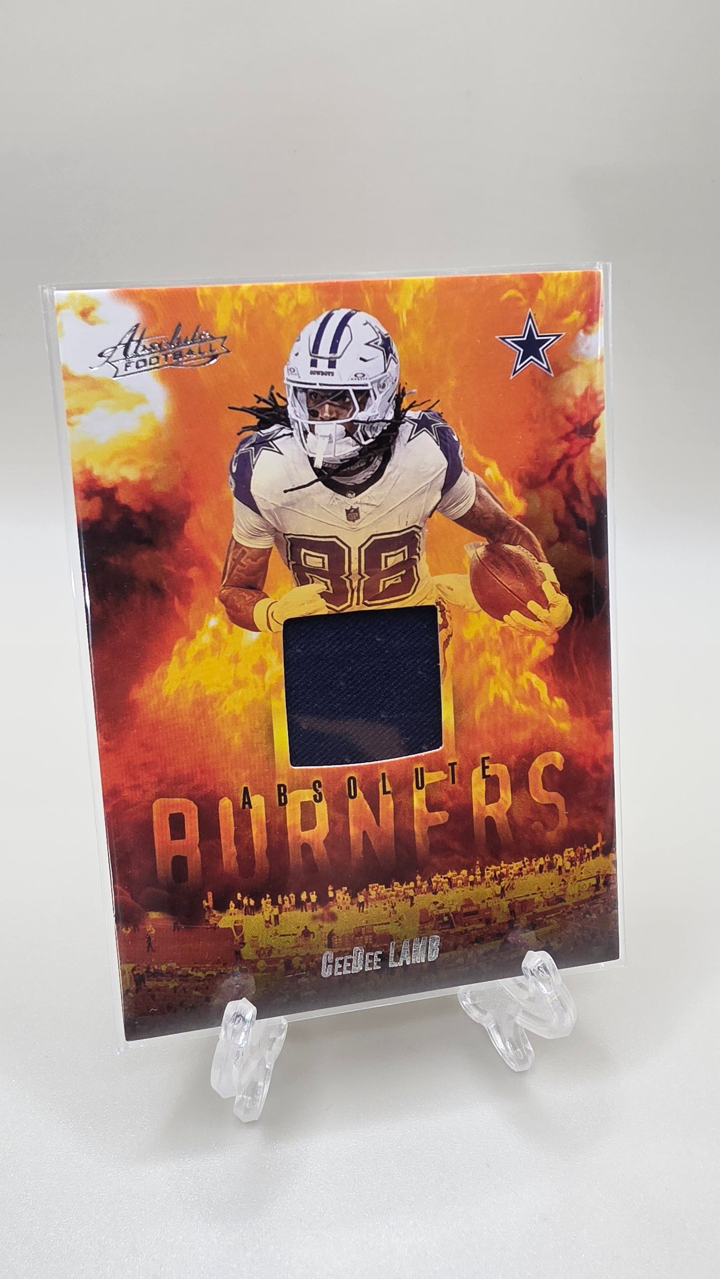 2025 Absolute Football CeeDee Lamb Burners Mem #ABU-CLA