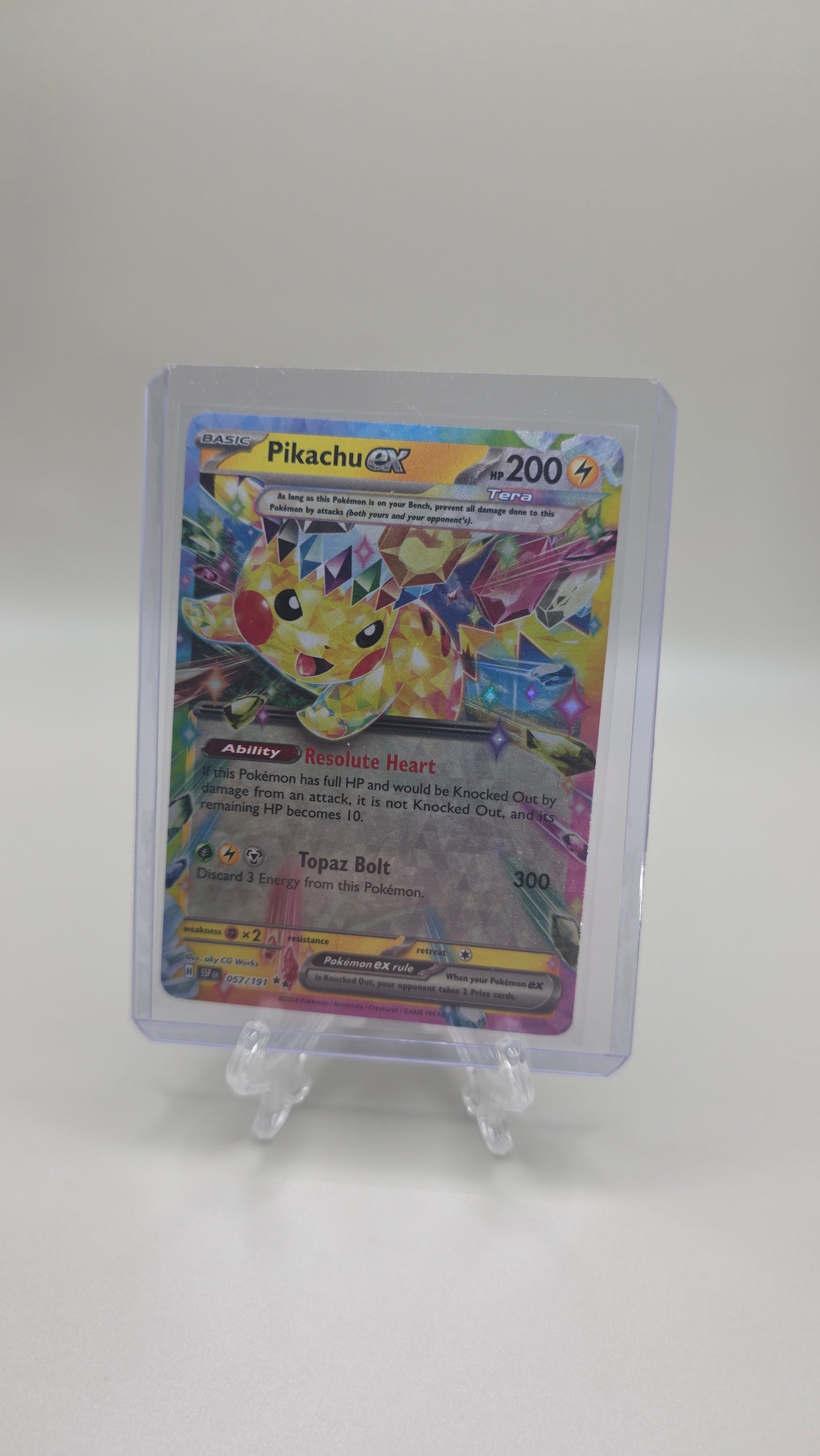 Pikachu EX 057/191 (Surging Sparks Set) English