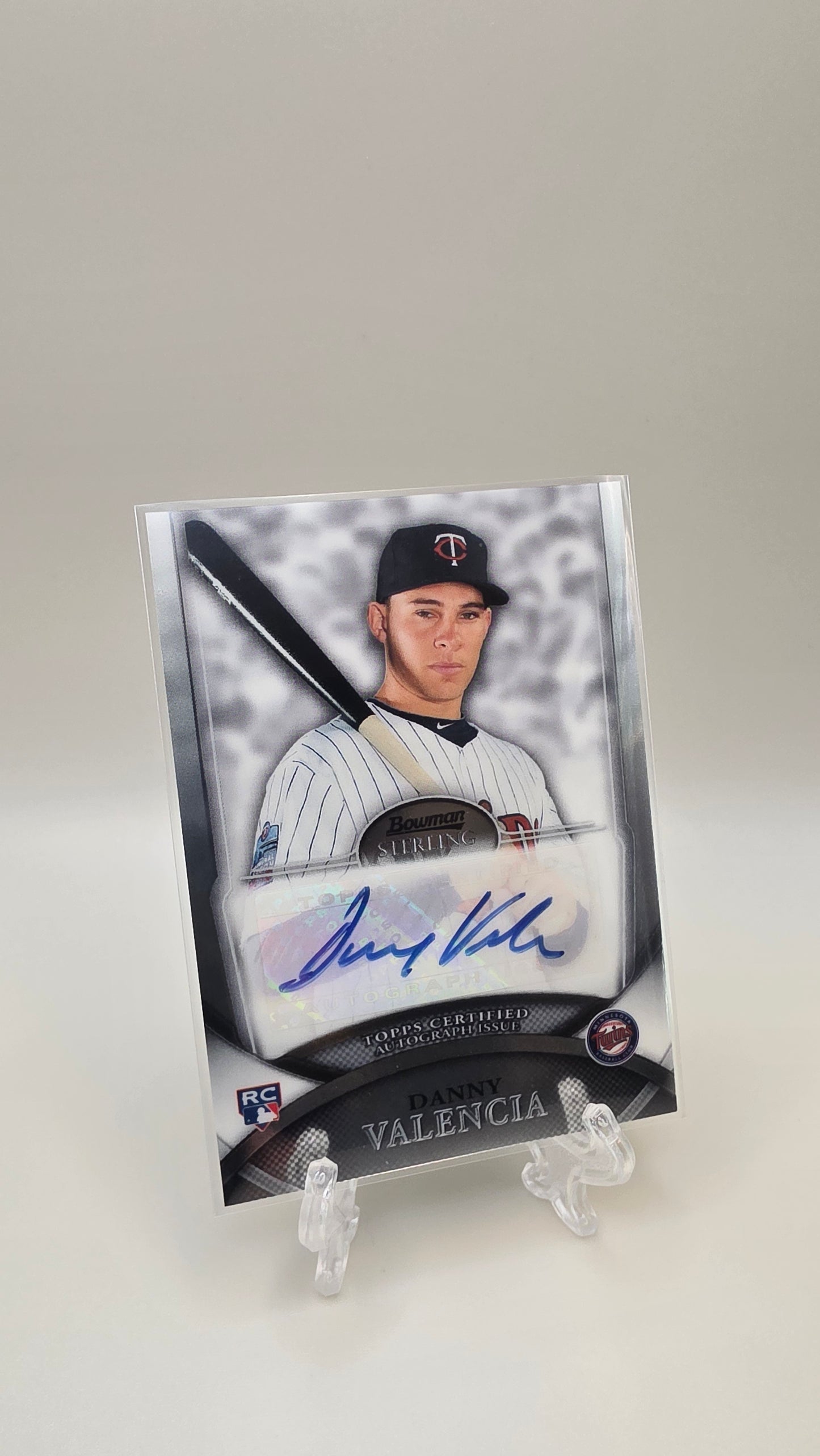 2010 Bowman Sterling Danny Valencia RC Auto #34