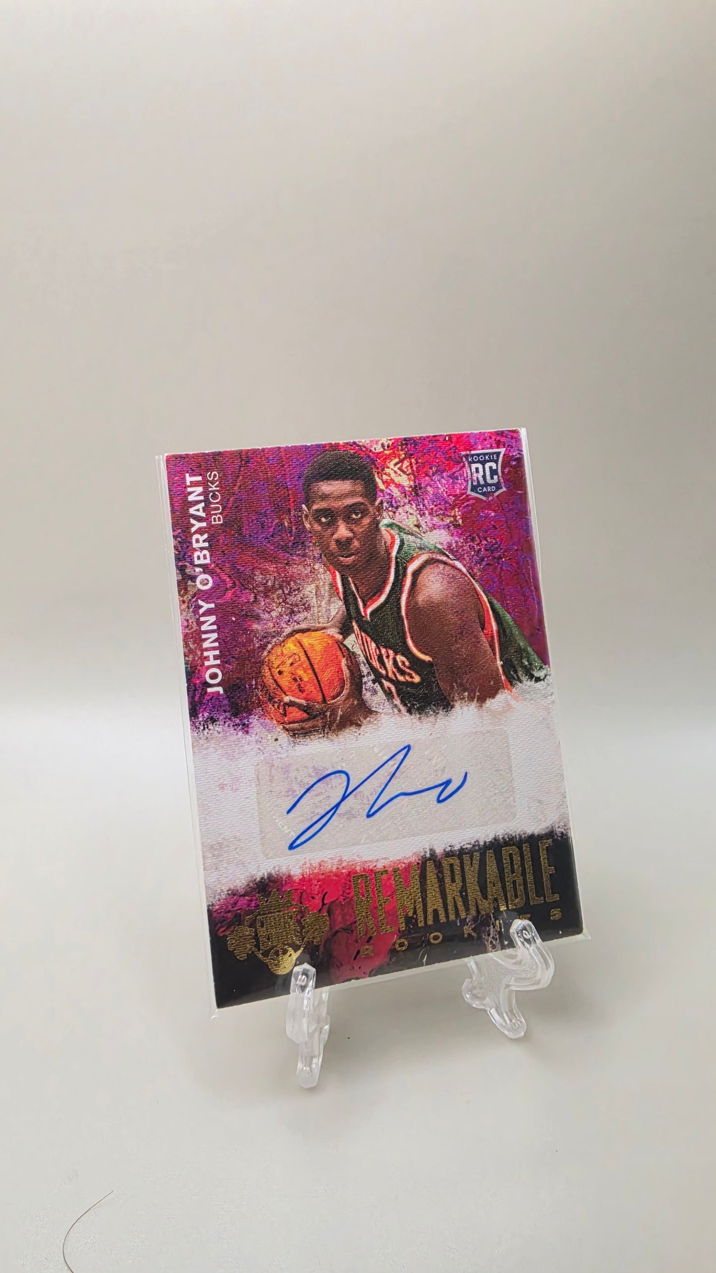 2014-15 Court Kings Johnny O'Bryant Remarkable Rookies Auto #32