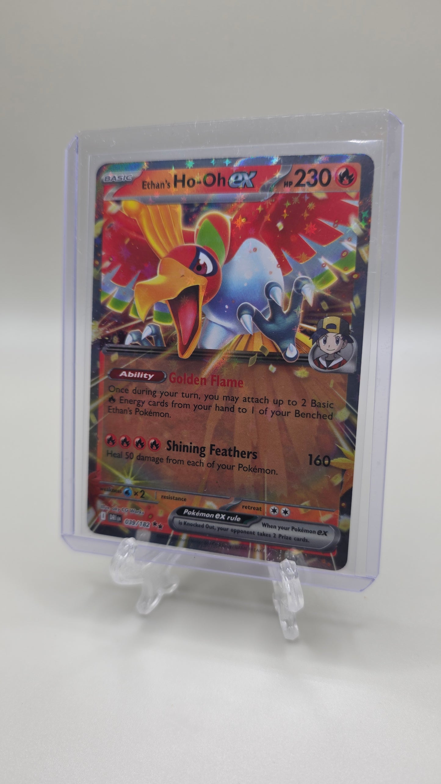 Ethan's Ho-Oh EX 039/182 (Destined Rivals Set) English