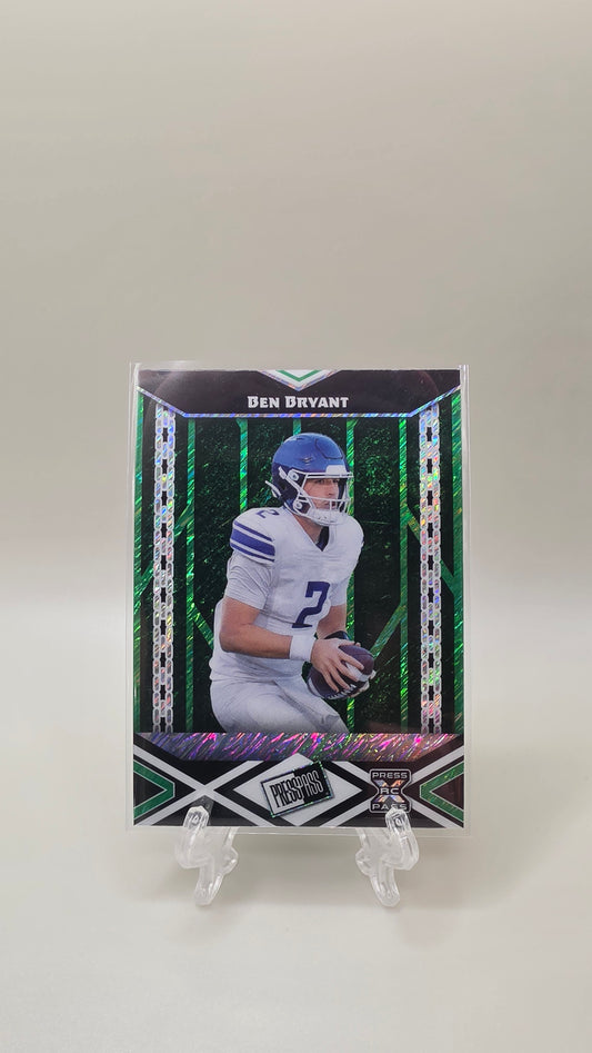 2024 Leaf PressPass Ben Bryant Green RC /7 #PPB-268