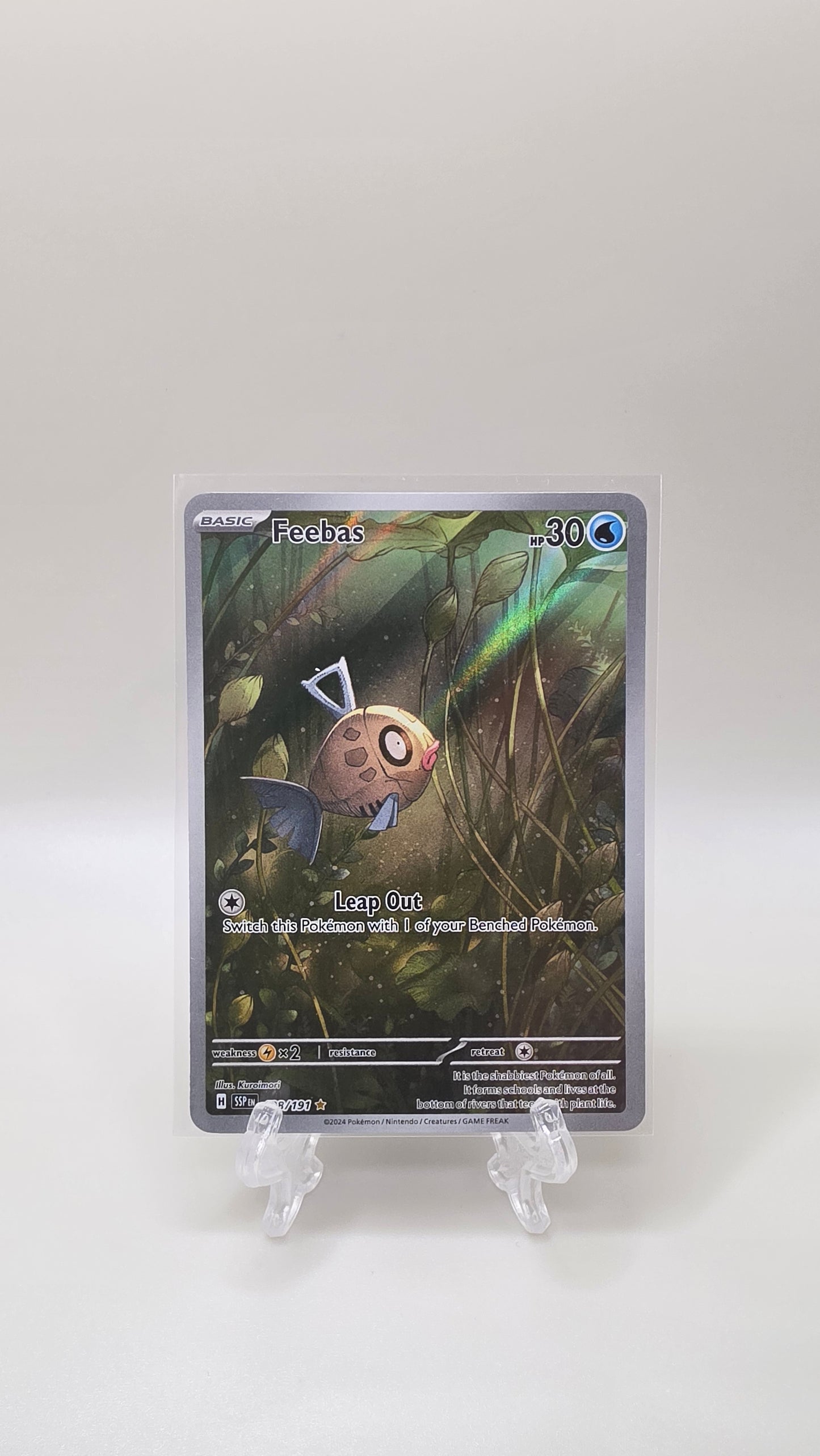 Pokémon TCG Feebas 198/191 Surging Sparks English