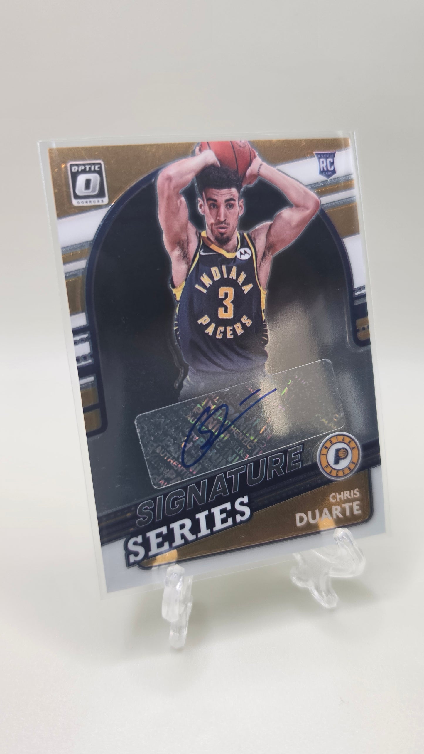 2021-22 Donruss Signature Series Chris Duarte RC Auto Card #SS-CDT