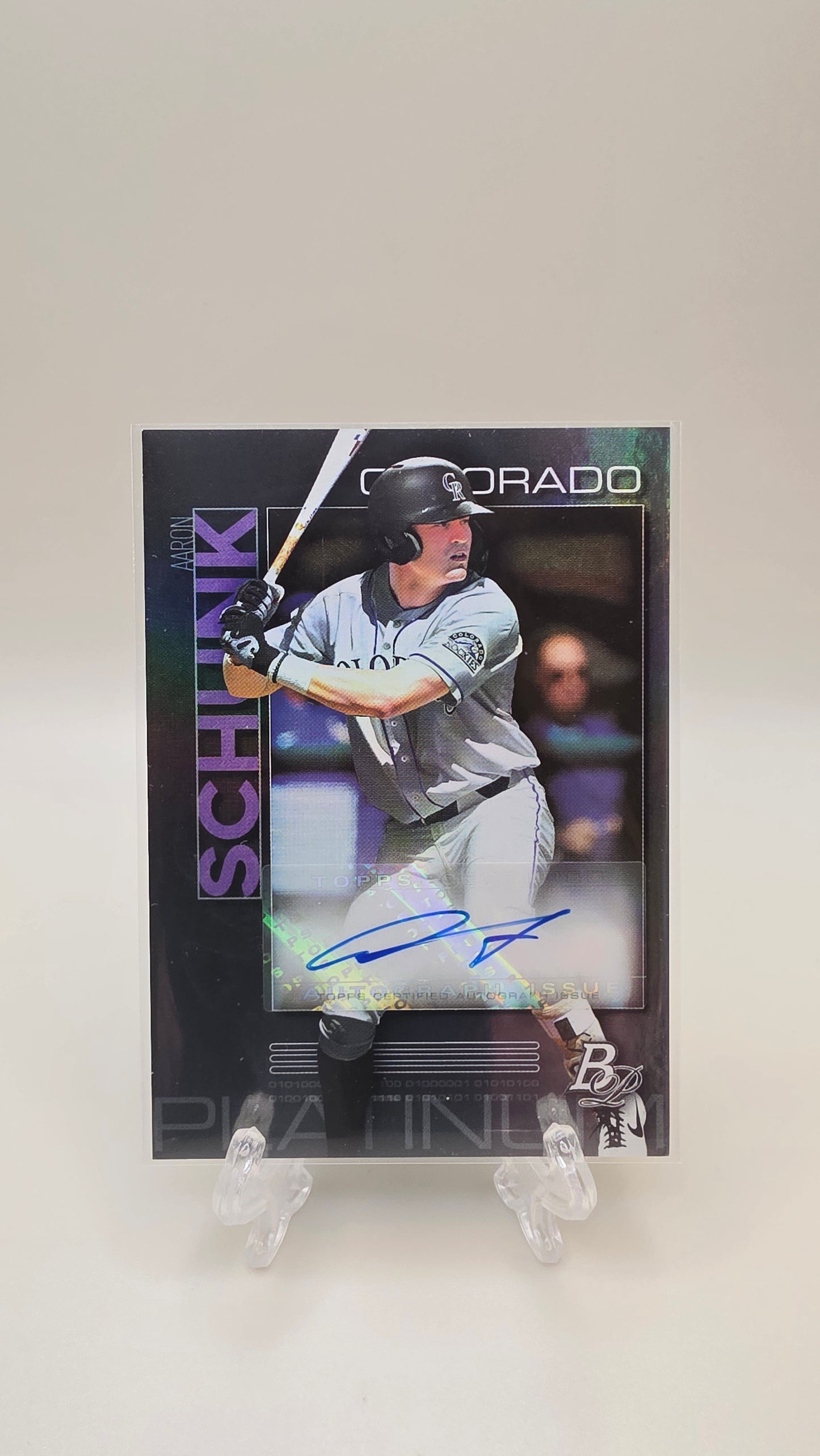 2020 Bowman Platinum Aaron Schunk Auto #Top-66