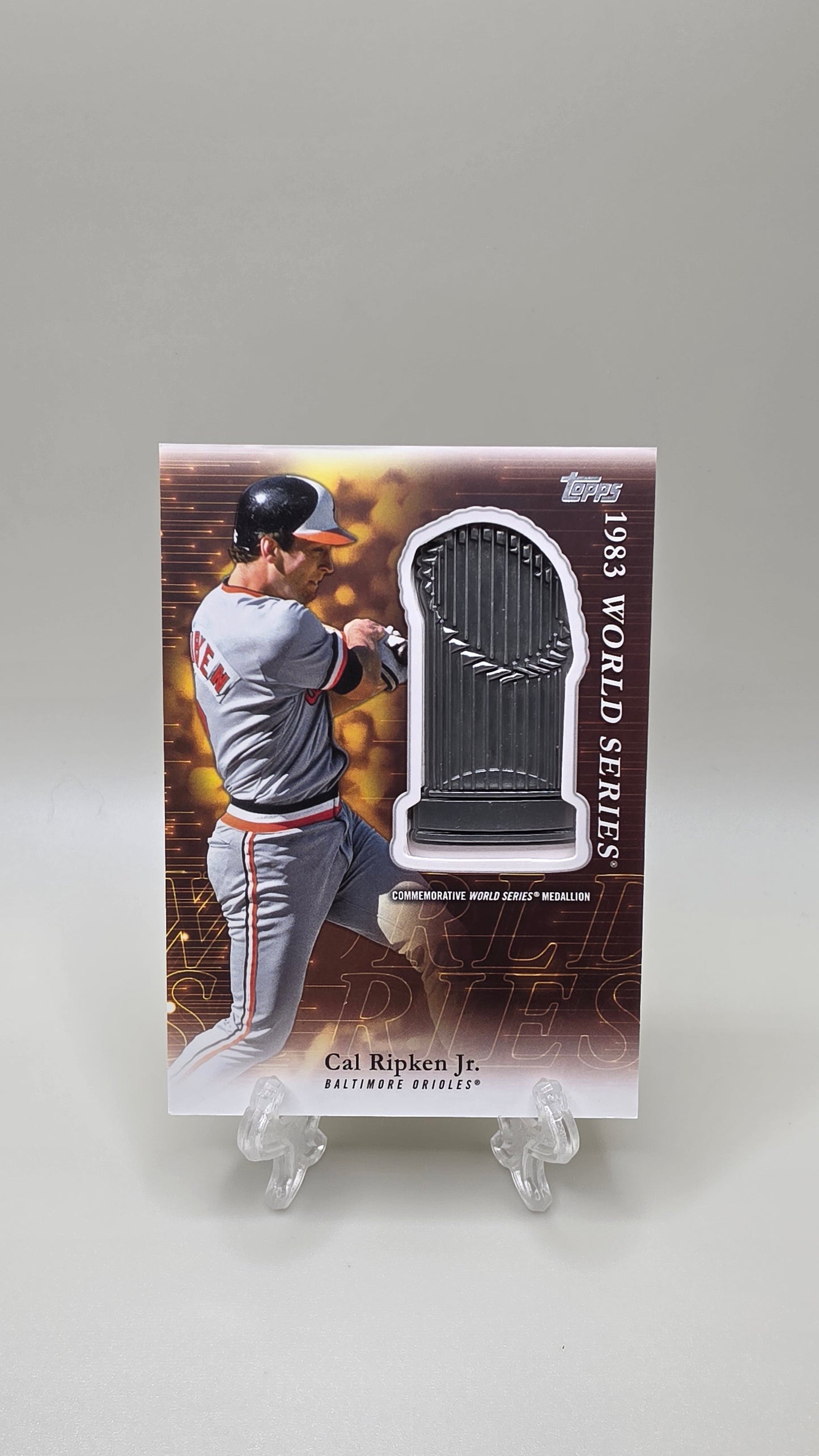 2023 Topps Cal Ripken Jr. 1983 World Series Medallion Card # PTM-CR