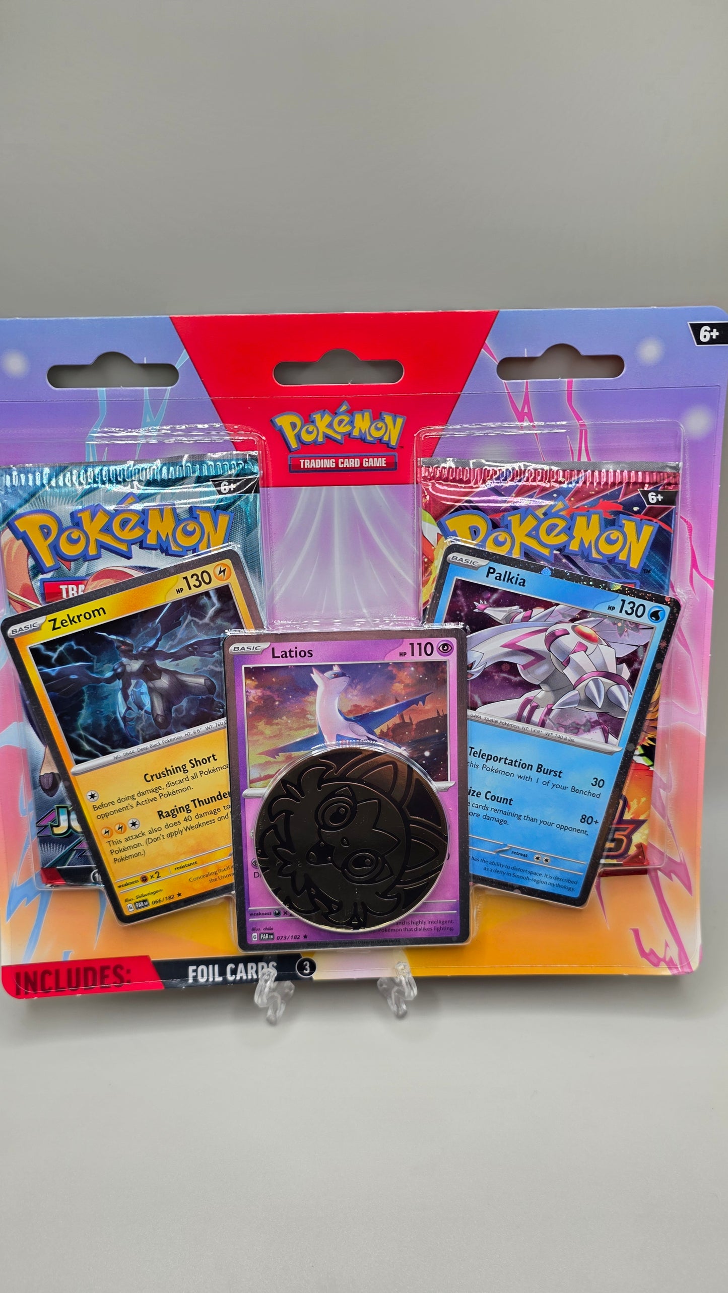 Pokémon TCG Zekrom Latios & Palkia Blister Promo Pack