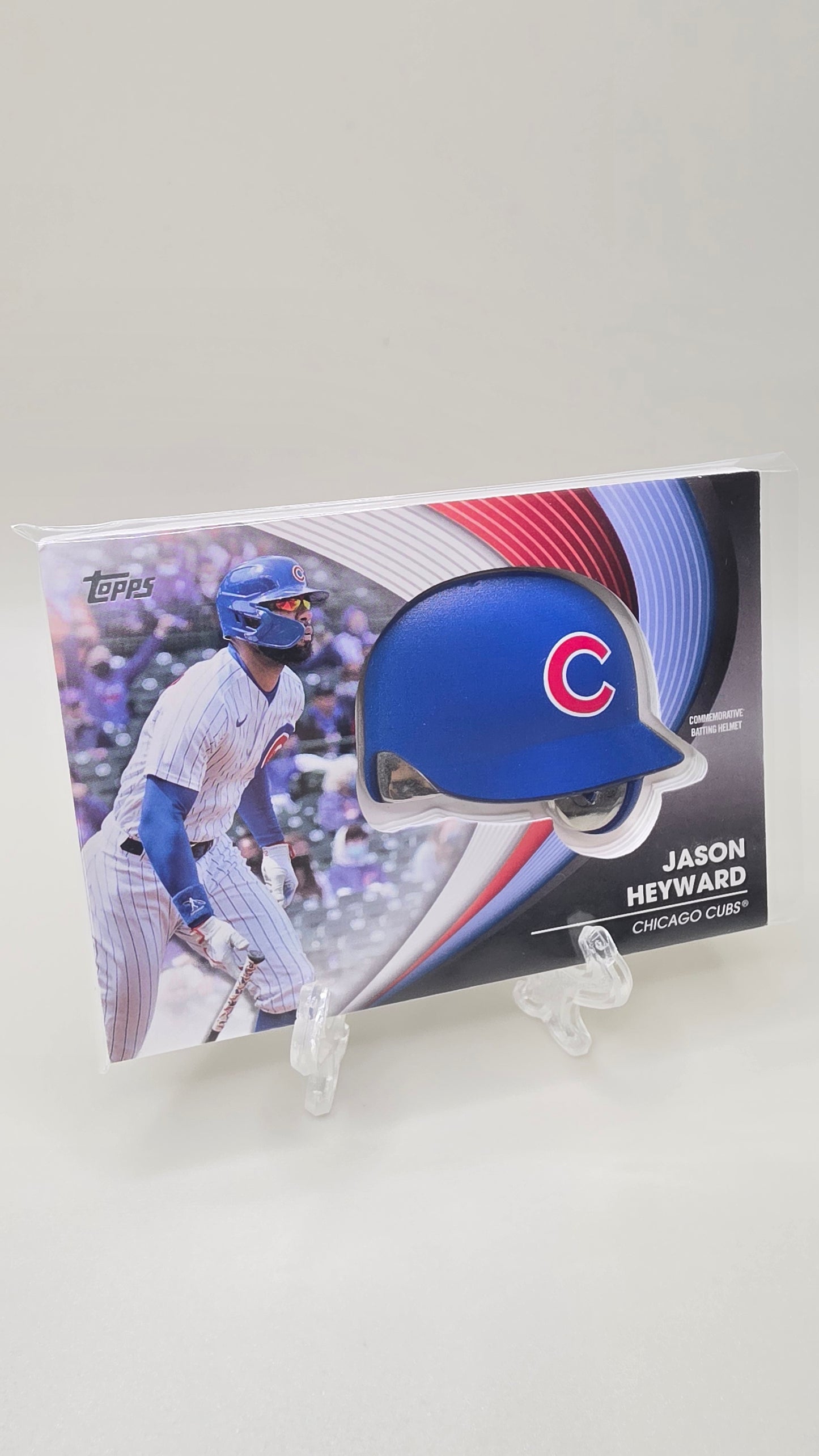 2022 Topps Baseball Jason Heyward Commemorative Batting Helmet Card #BH-JH