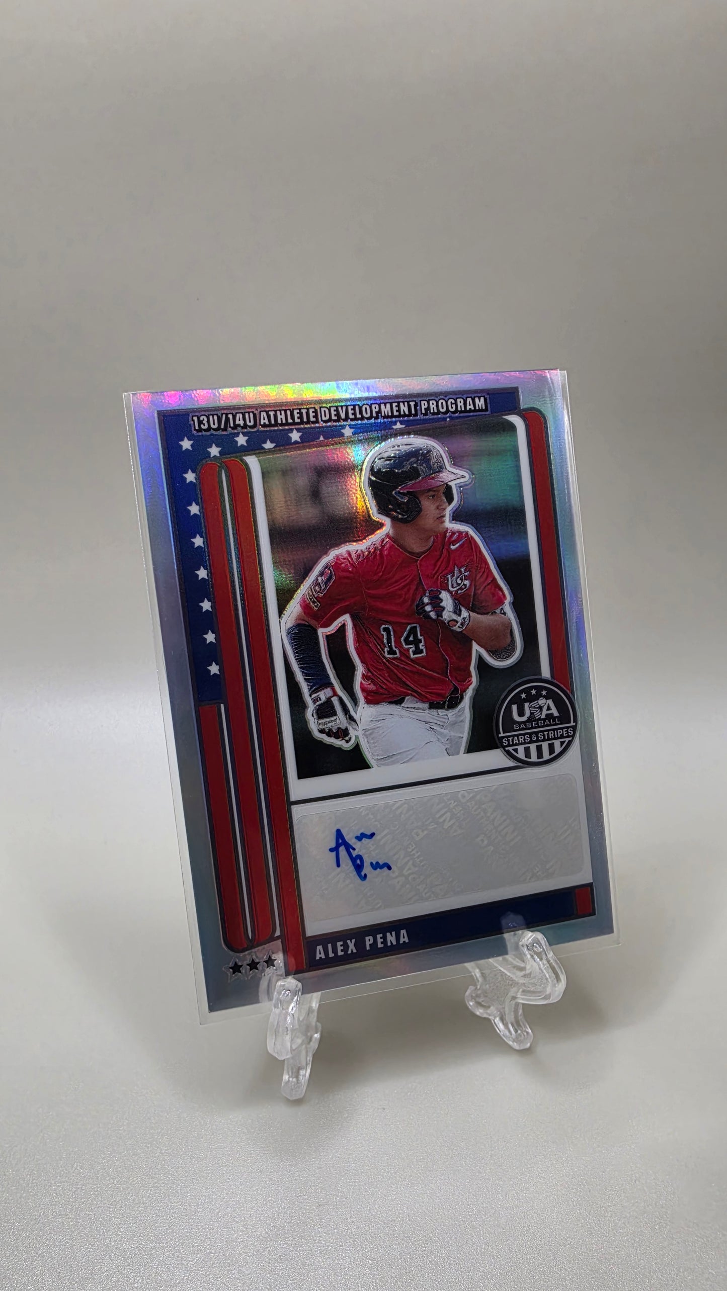 2026 Panini Stars & Stripes Alex Pena Auto #/149 Card #NTS-AP