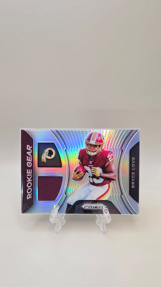 2019 Panini Prizm Bryce Love Rookie Gear Silver Prizm #RG-BL