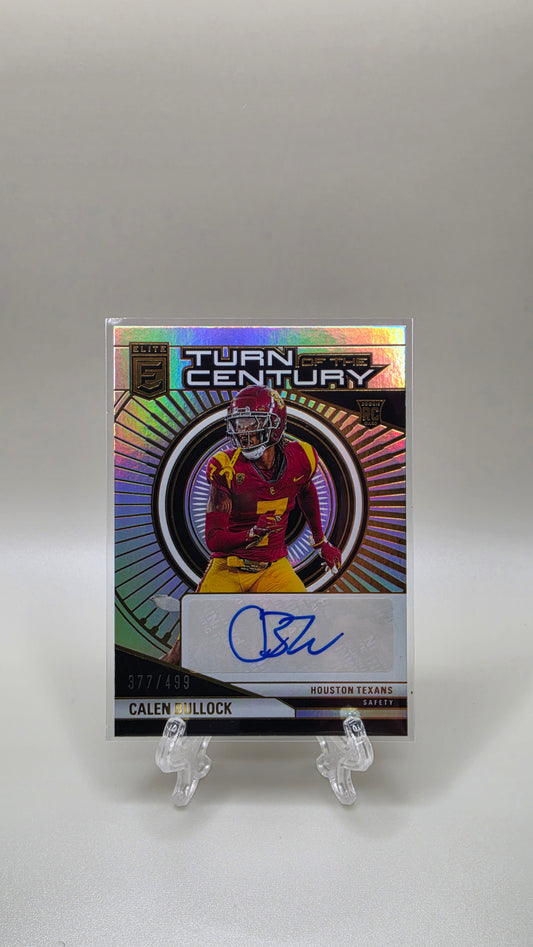 2024 Donruss Elite Calen Bullock Turn of the Century Rookie Auto /499 #TCA-CBU
