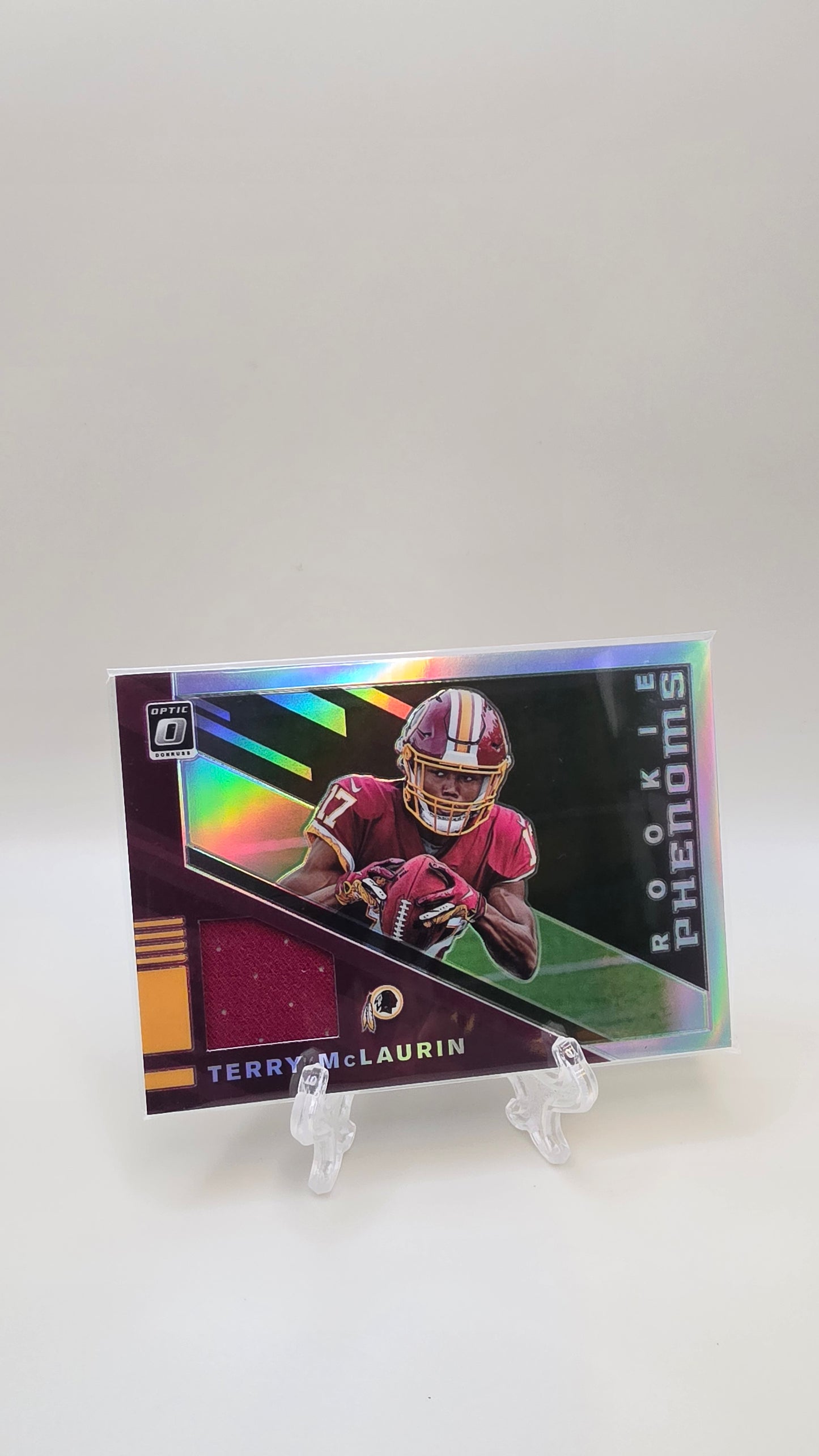 2019 Optic Donruss Terry McLaurin Rookie Phenoms Silver Prizm #RP29