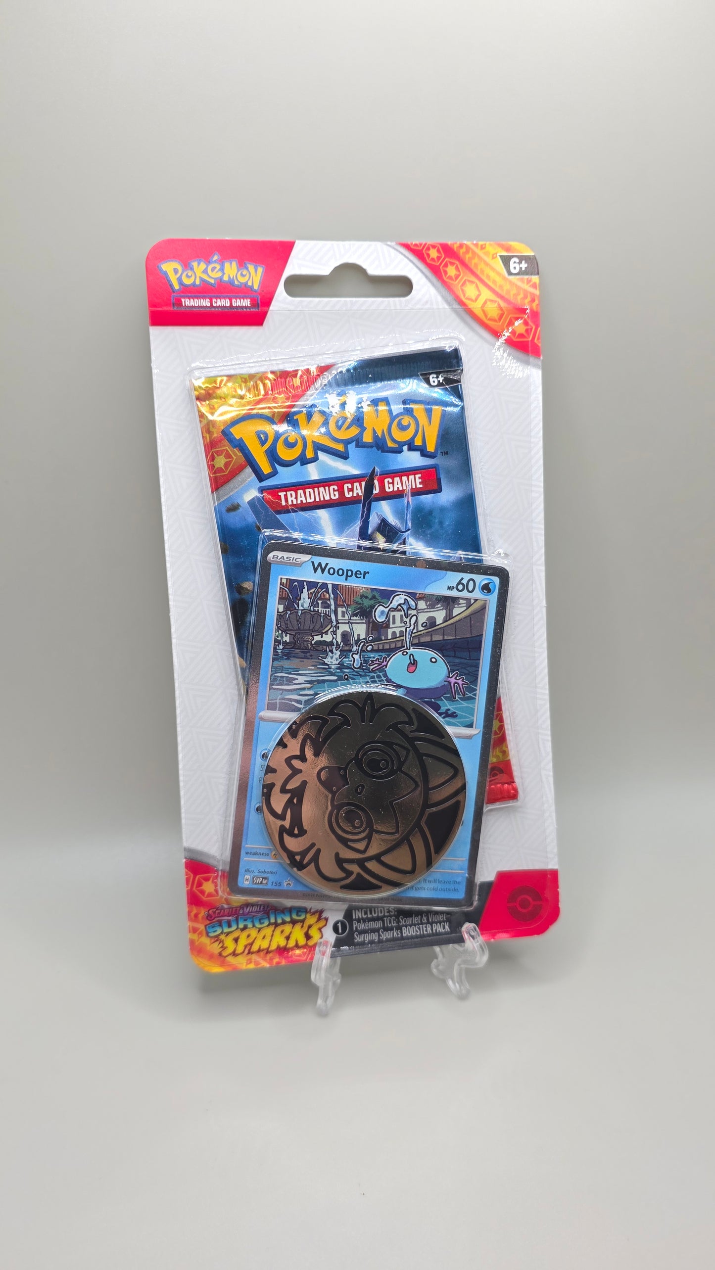 Pokémon TCG Surging Sparks S&V Wooper Promo Blister Pack Sealed