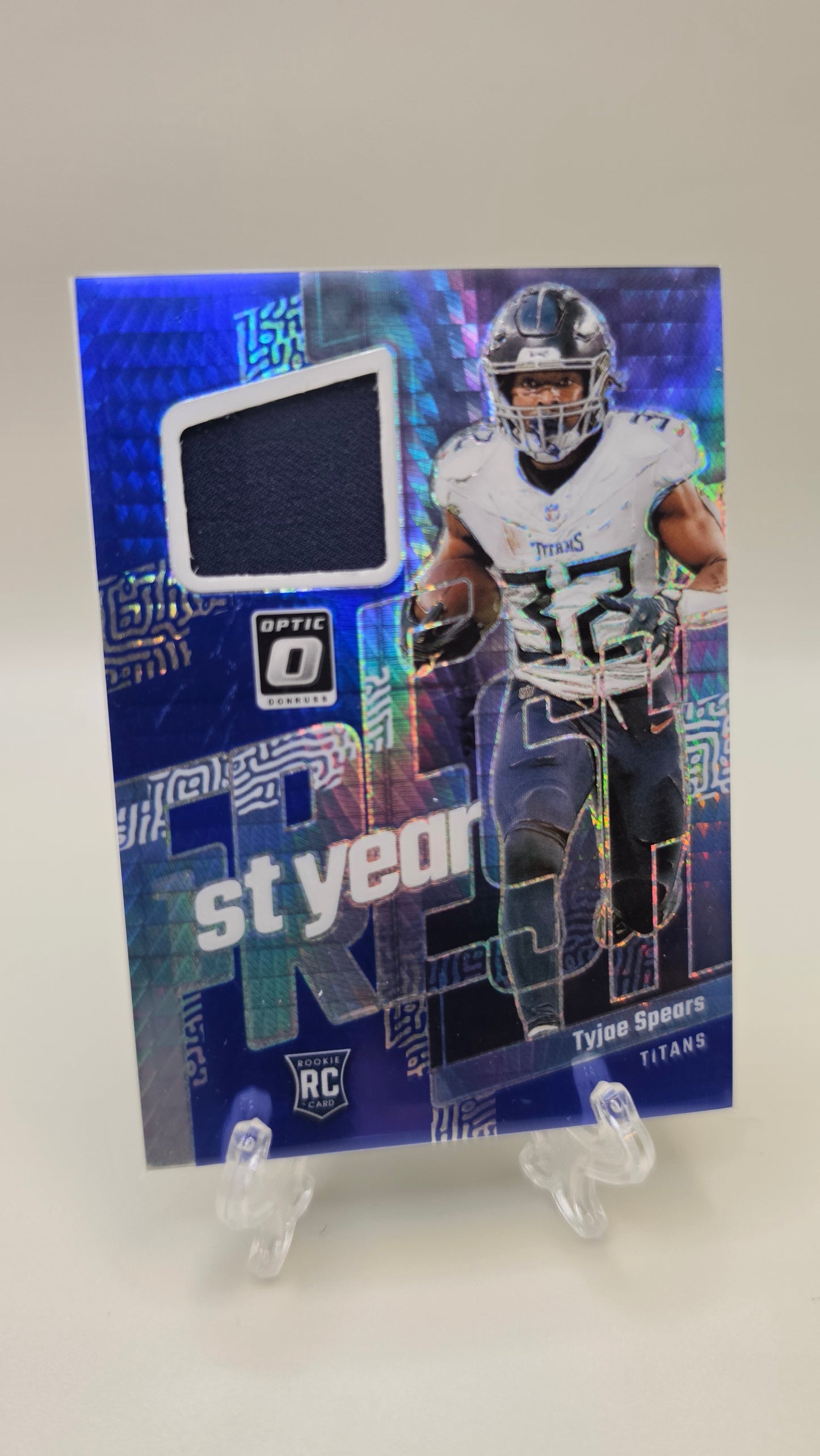 2023 Donruss Optic Tyjae Spears 1st Year Fresh RC Mem #FYF-TSP