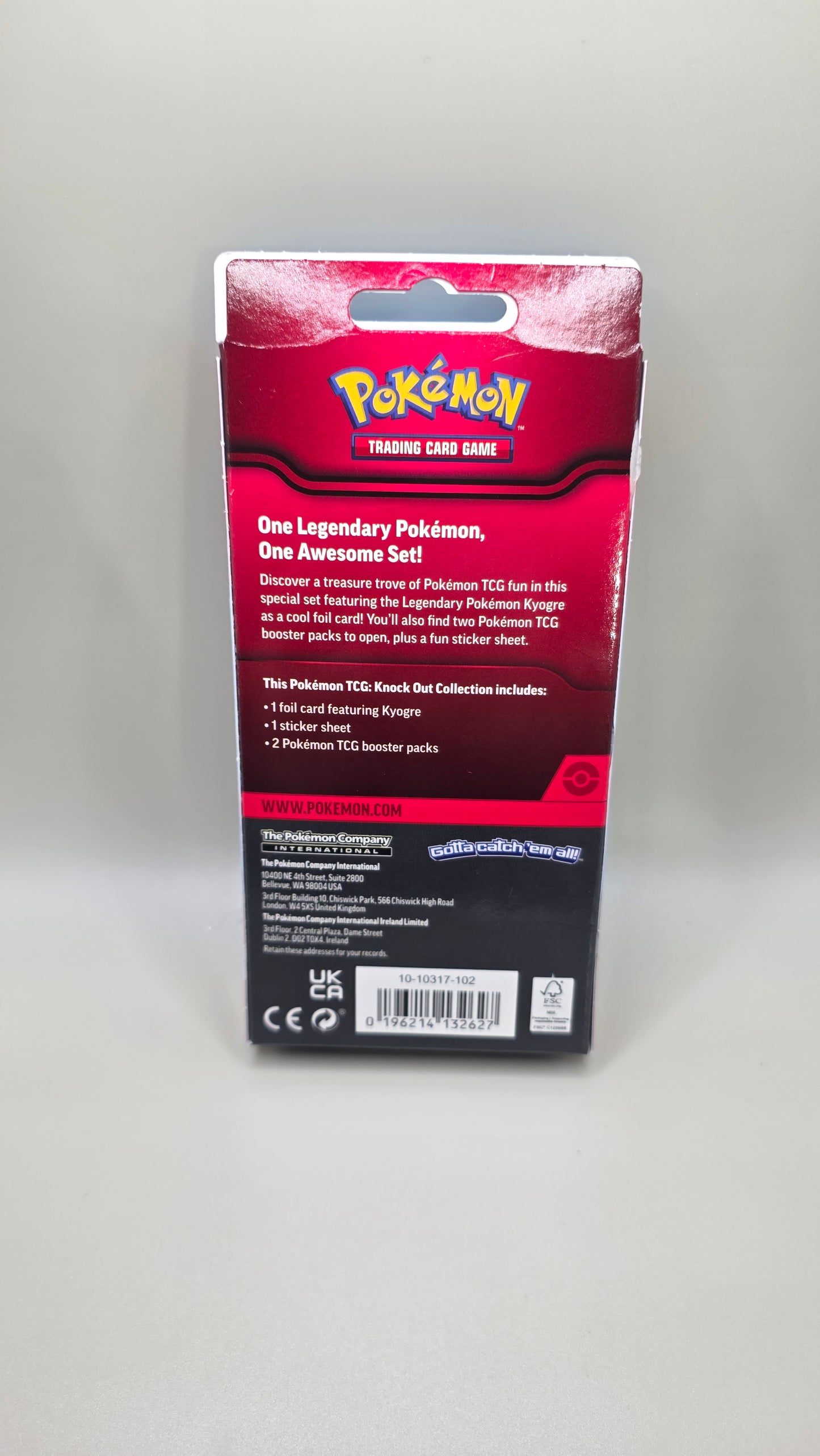 Pokemon TCG Knockout Collection Kyogre English