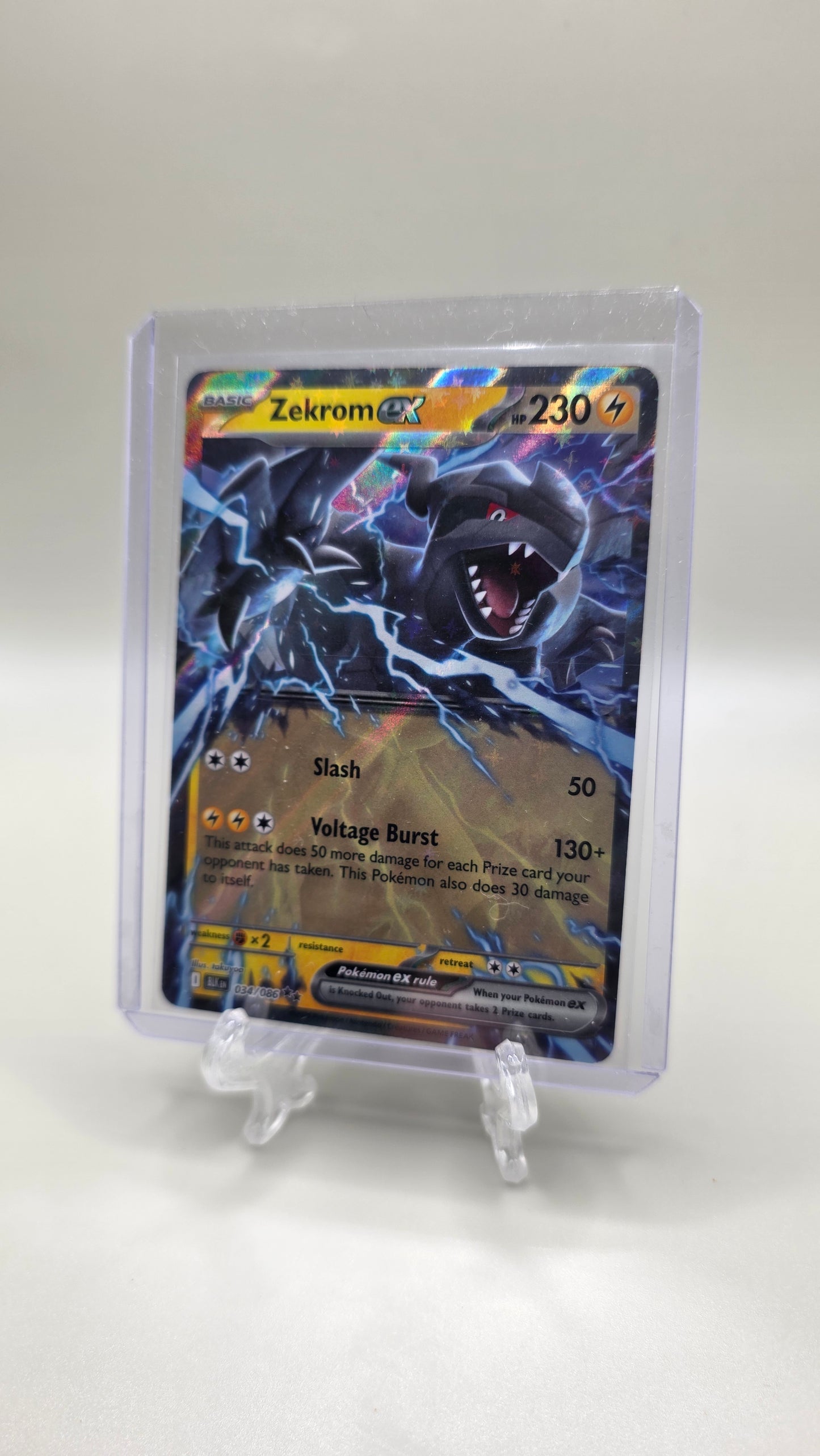 Zekrom EX 034/086 (SV Black Bolt Set) English