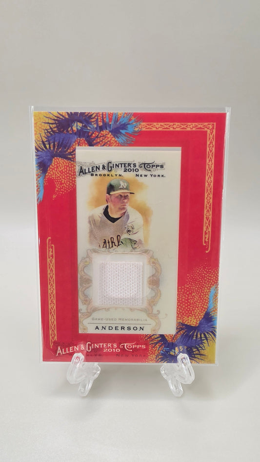2010 Allen & Ginters Brett Anderson Framed Relic #AGR-BA