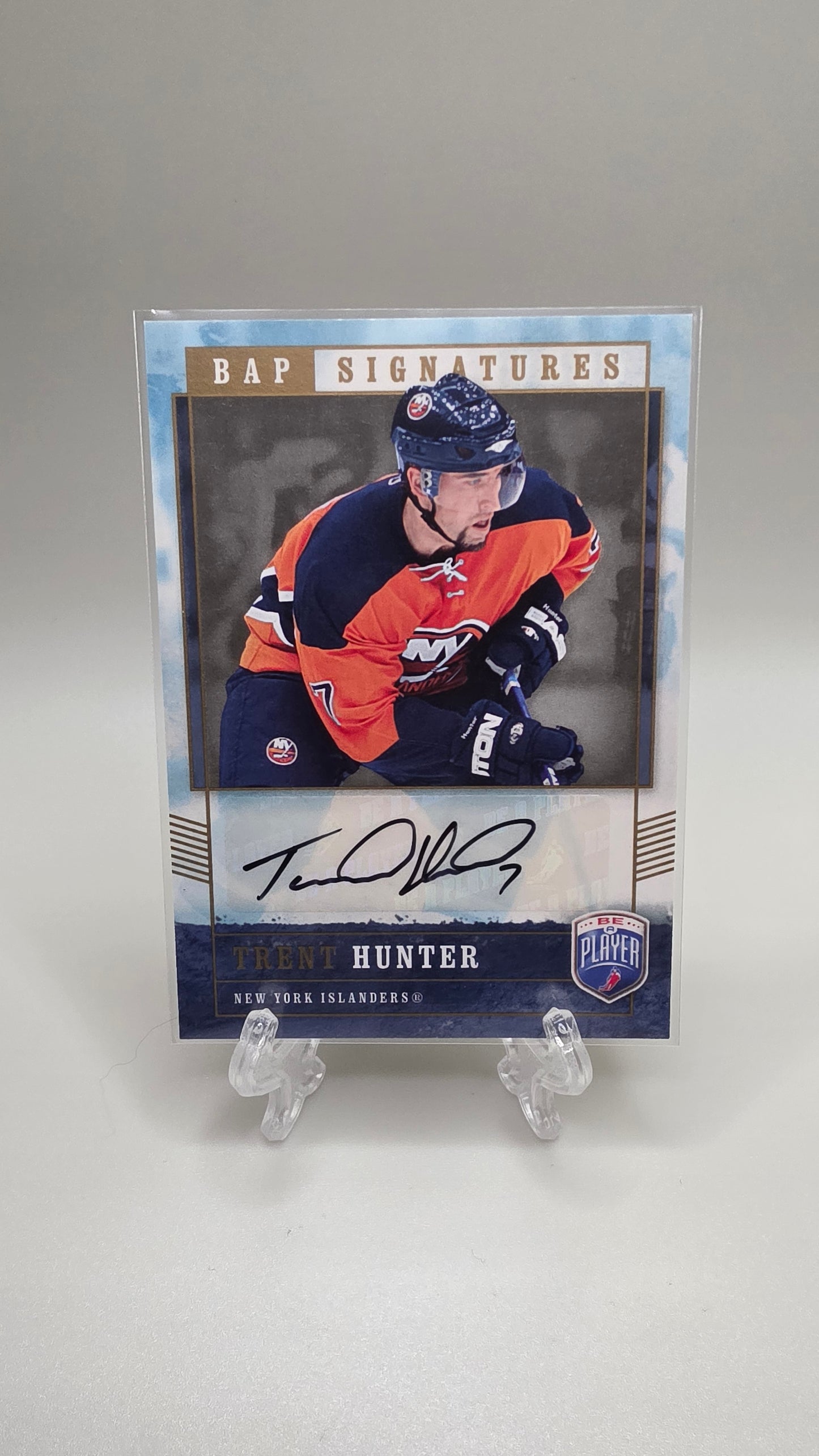 2007 Upper Deck Be a Player Trent Hunter Auto Card #HU