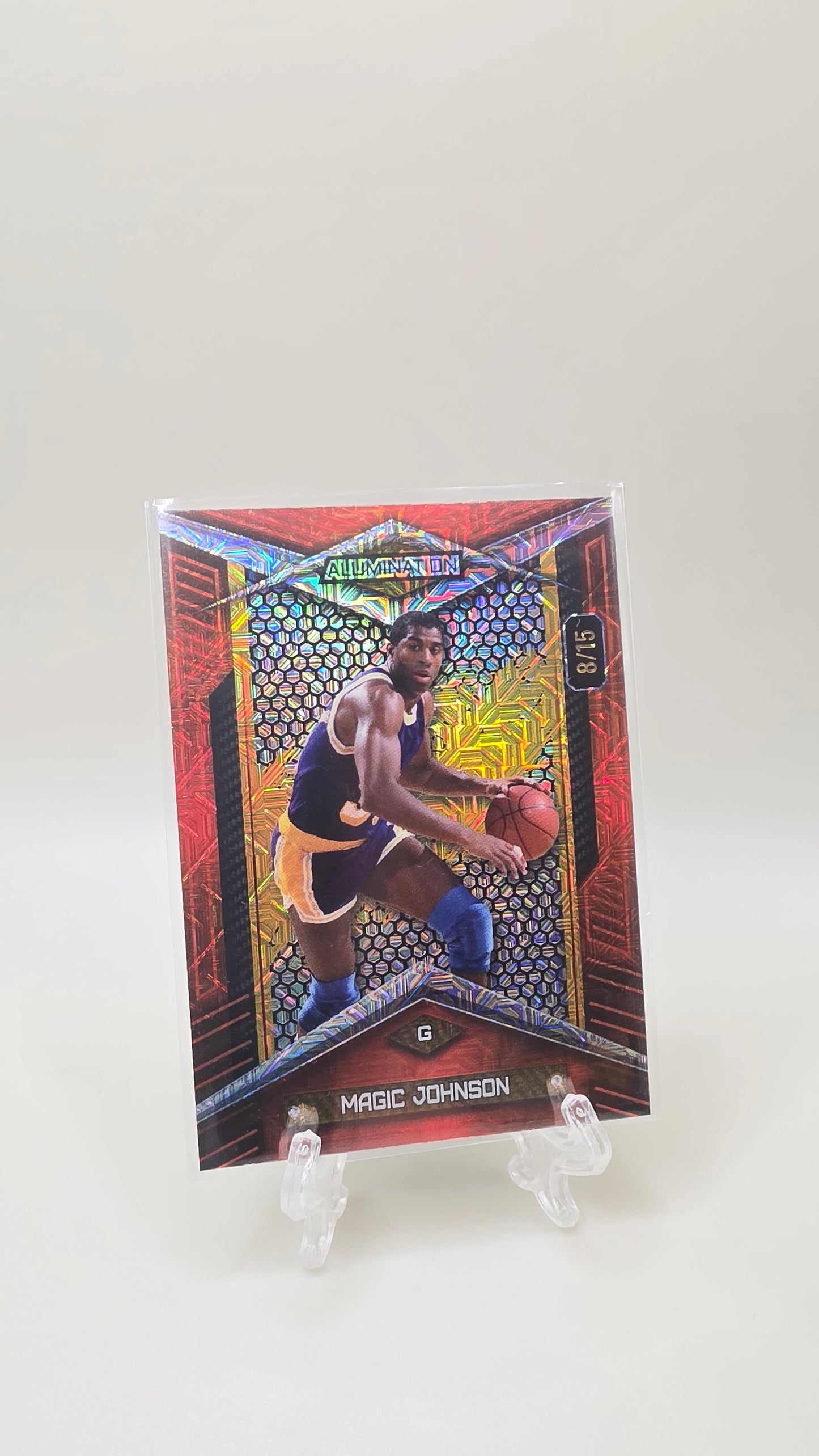 2024 Wild Card Alumination Magic Johnson Orange #/15 Card # BC-MJ