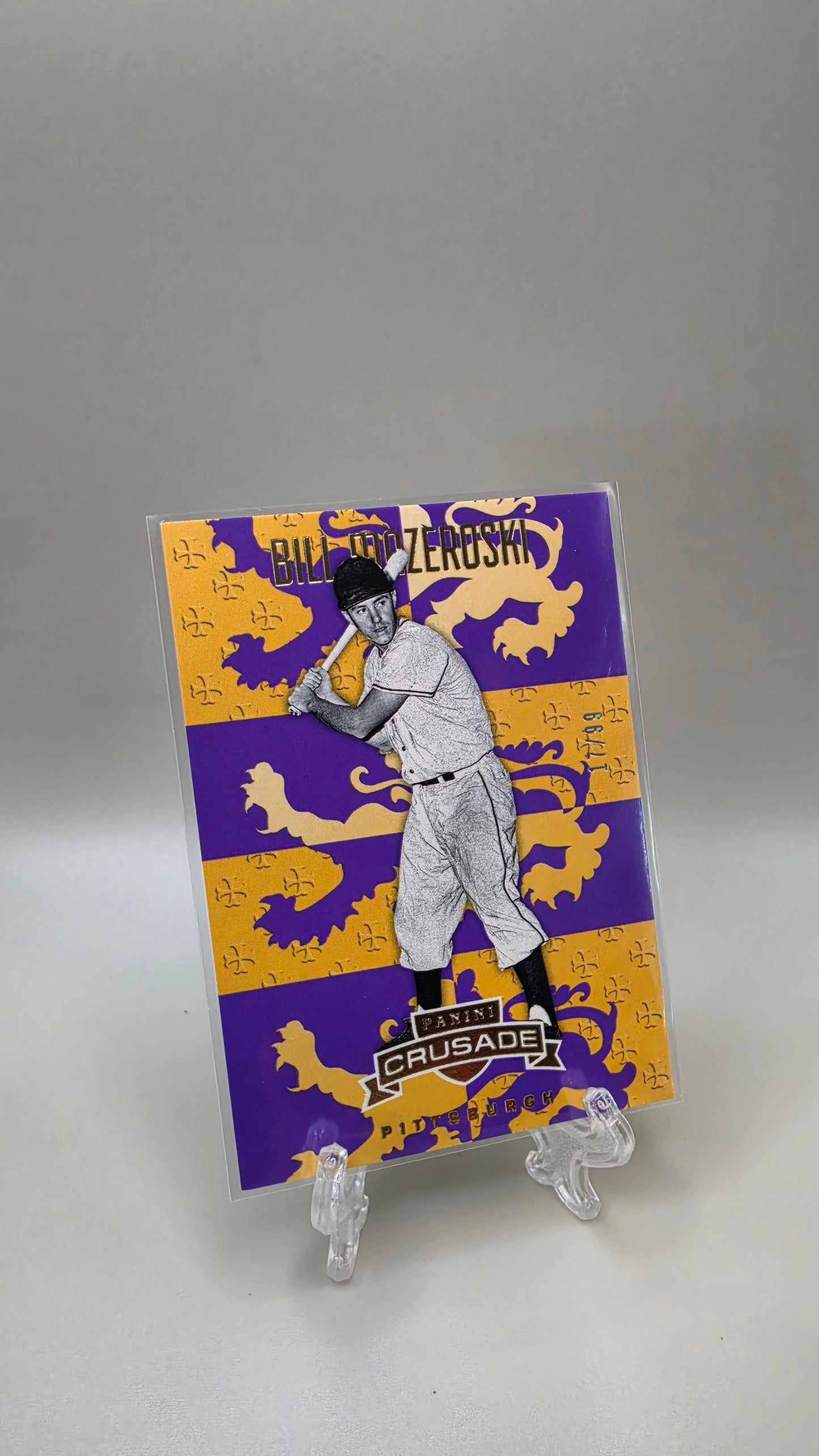 2025 Panini Crusade Bill Mazeroski Purple /99 #75