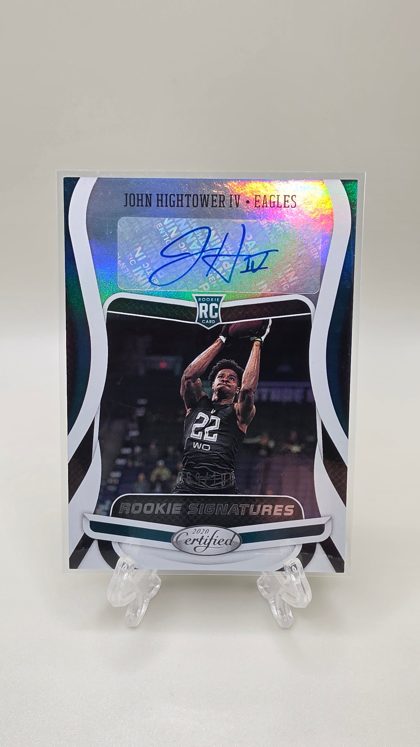 2020 Panini Certified John Hightower IV Rookie Signatures #/199 Card #RS-JOH