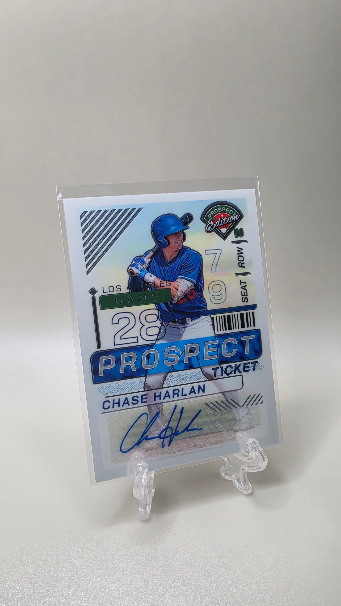 2024 Panini Prospect Edition Chase Harlan Auto Card # 108