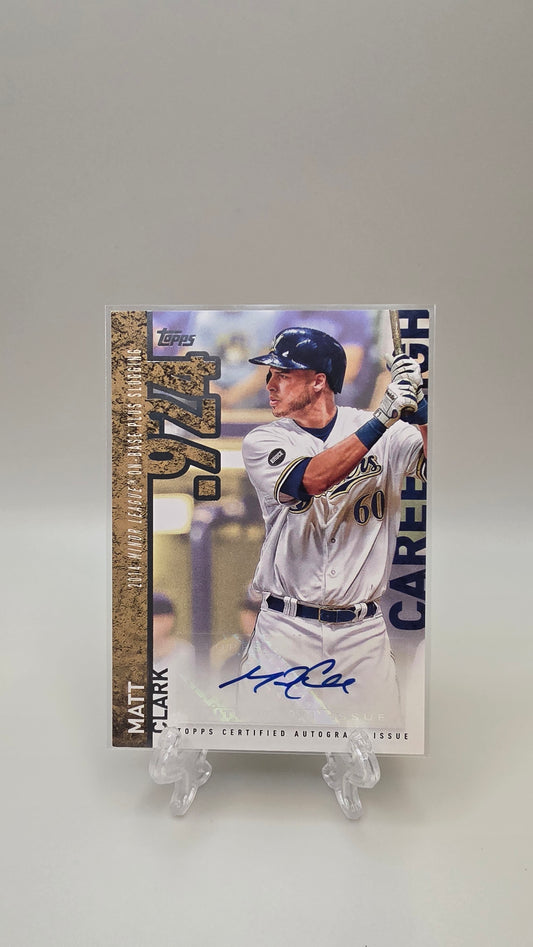2015 Topps Matt Clark Career High .924 #CHA-MCL