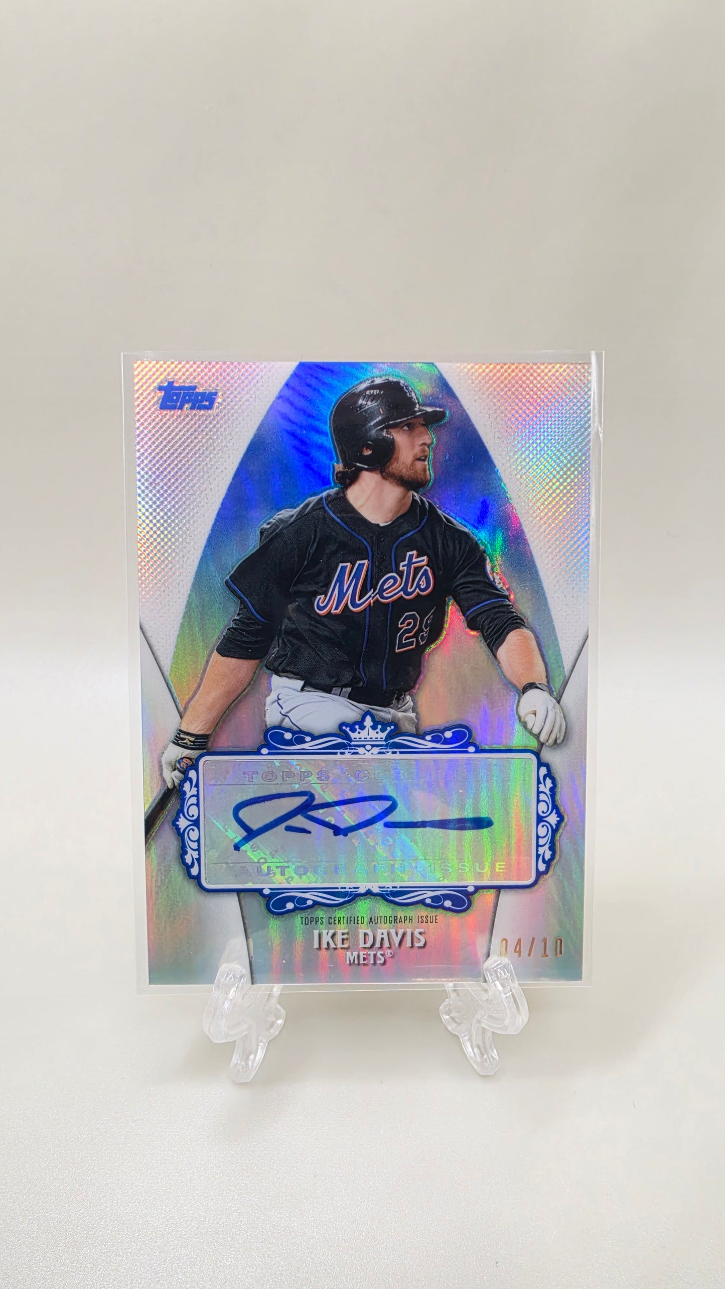 2013 Topps Ike Davis Autograph Card #/10