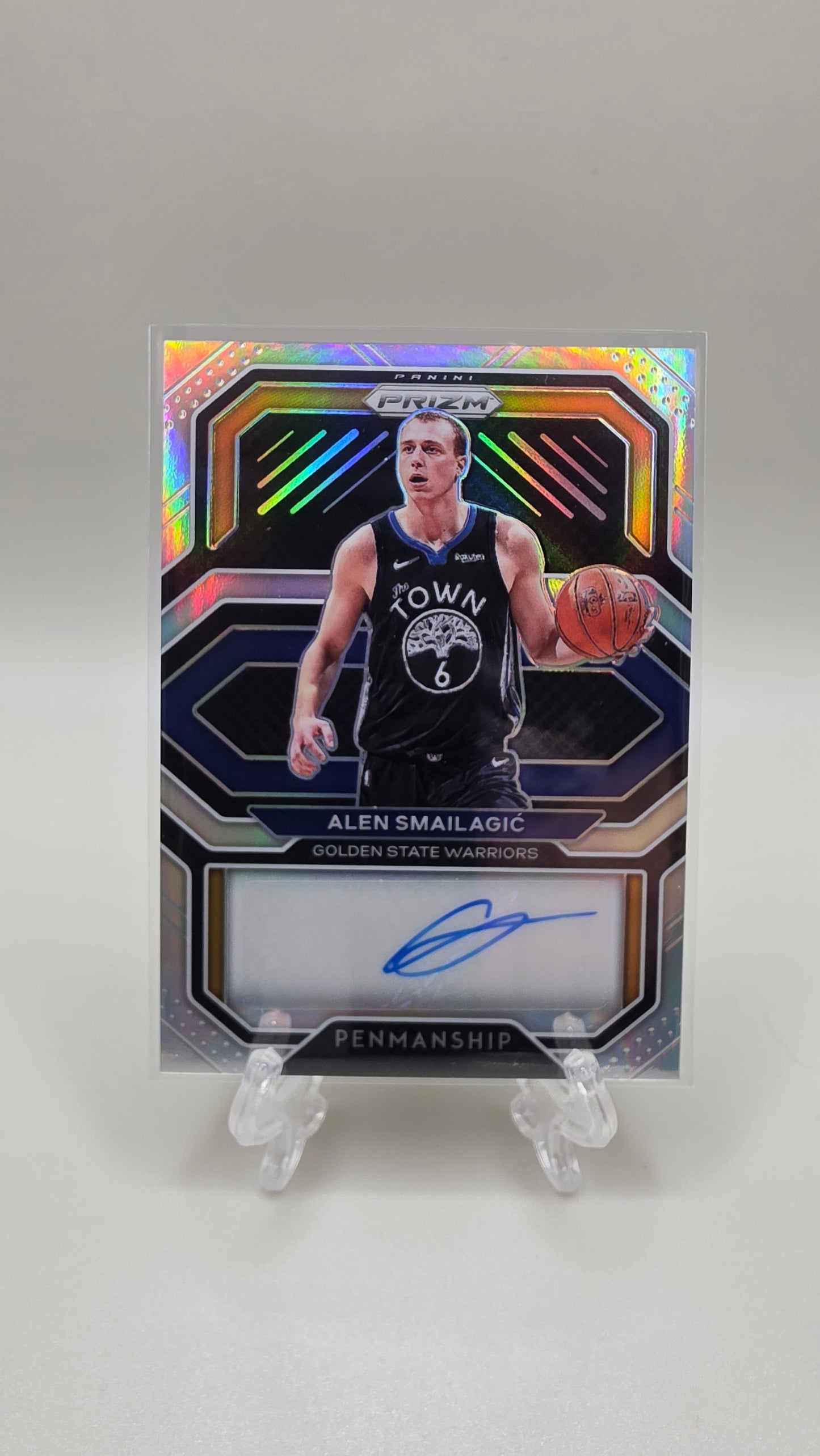 2020-21 Panini Prizm Penmanship Alen Smailagic Auto Card # PE-ALE