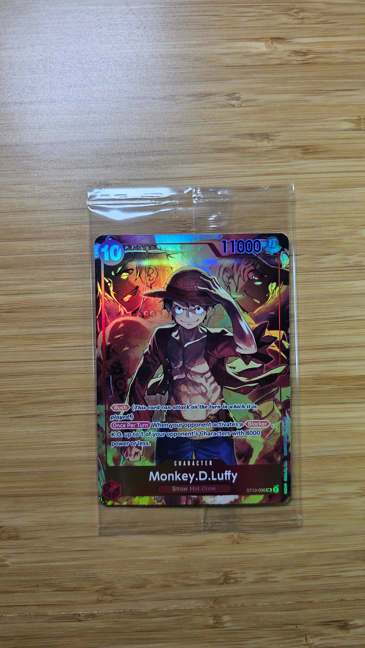 Monkey.D.Luffy ST10-006 SR One Piece TCG (Treasure Booster Promo) English