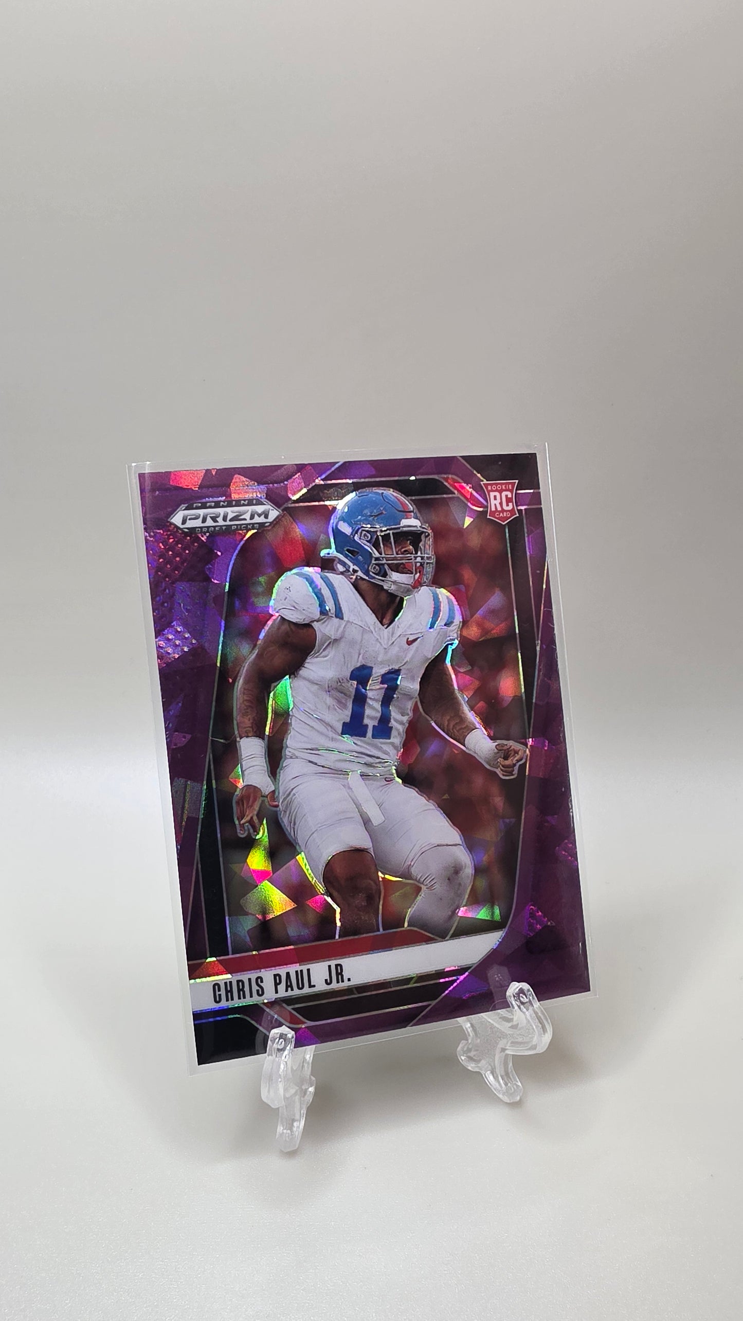 2025 Prizm Draft Chris Paul Jr. Purple Ice /199 #2