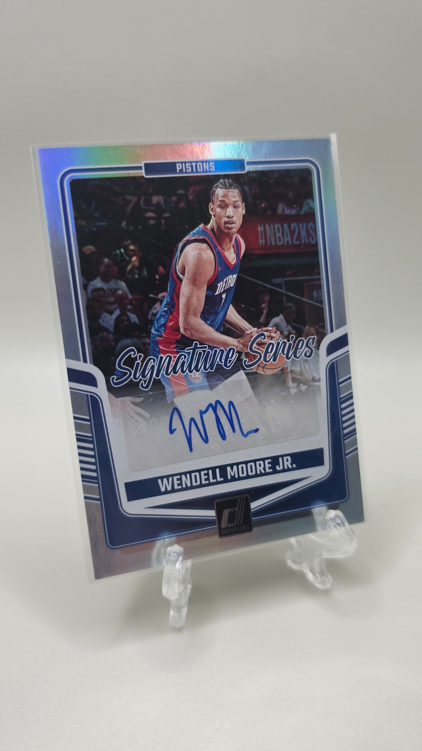 2024-25 Donruss Signature Series Wendell Moore Jr. Auto Card # SS-WMJ