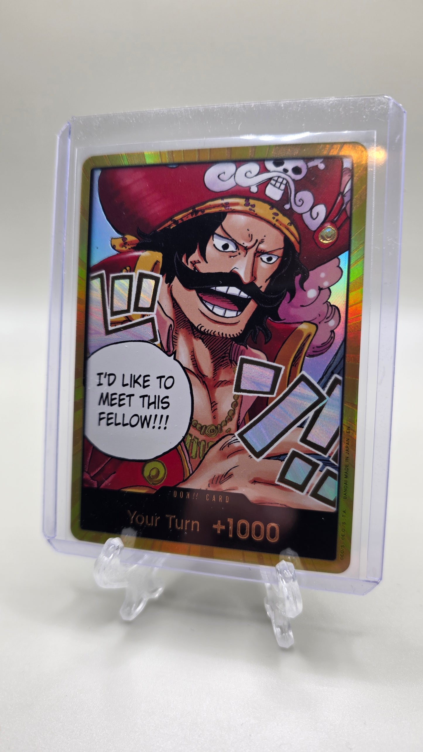 Gold DON!! Gol D.Roger OP13 One Piece TCG (Carrying on his WIll Set ) English