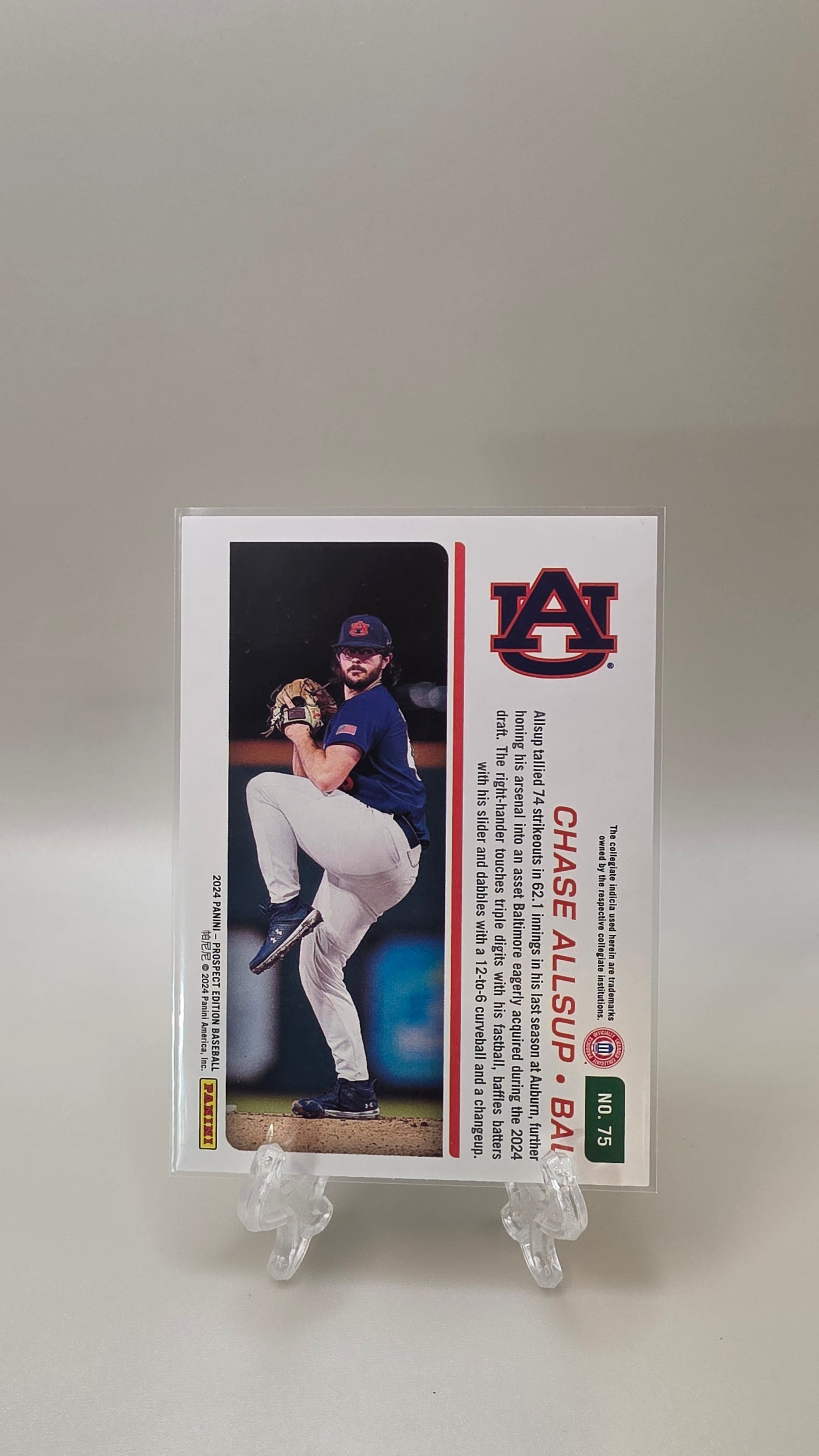 2024 Prospect Edition Chase Allsup Prospect Ticket Purple /299 #75