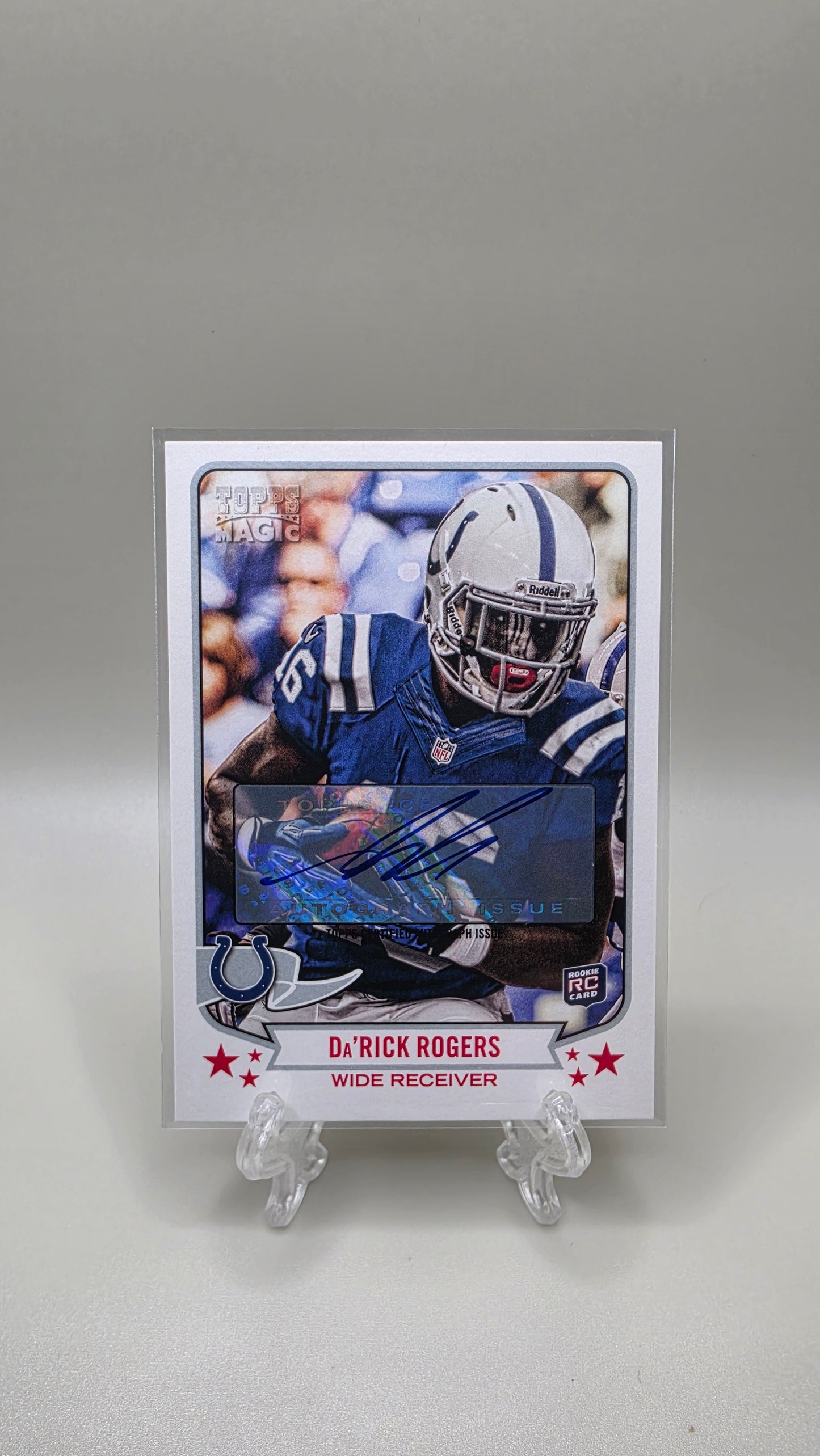 2013 Topps Magic Da'Rick Rogers Rookie Auto Card #192