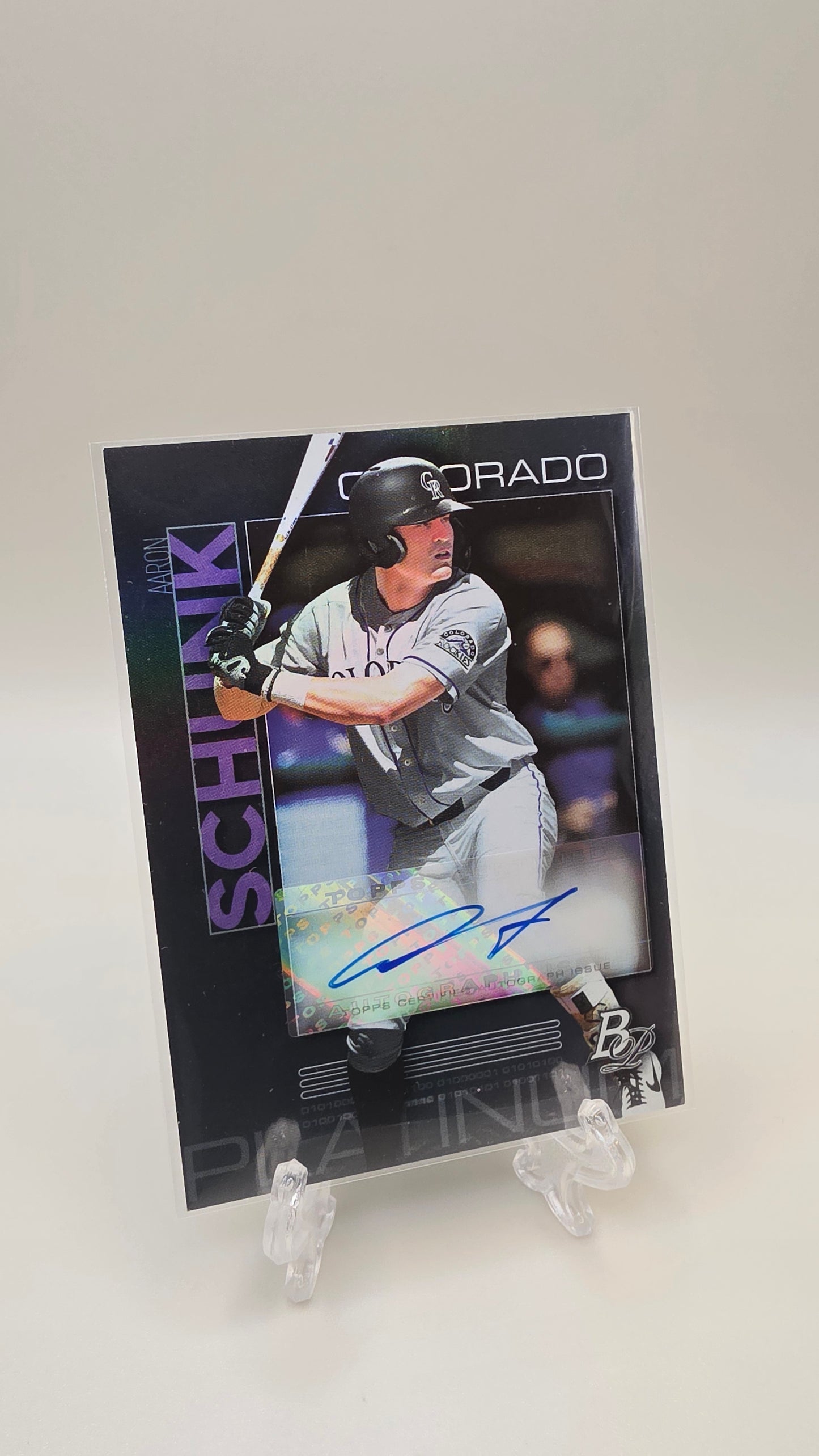 2020 Bowman Platinum Aaron Schunk Auto #Top-66