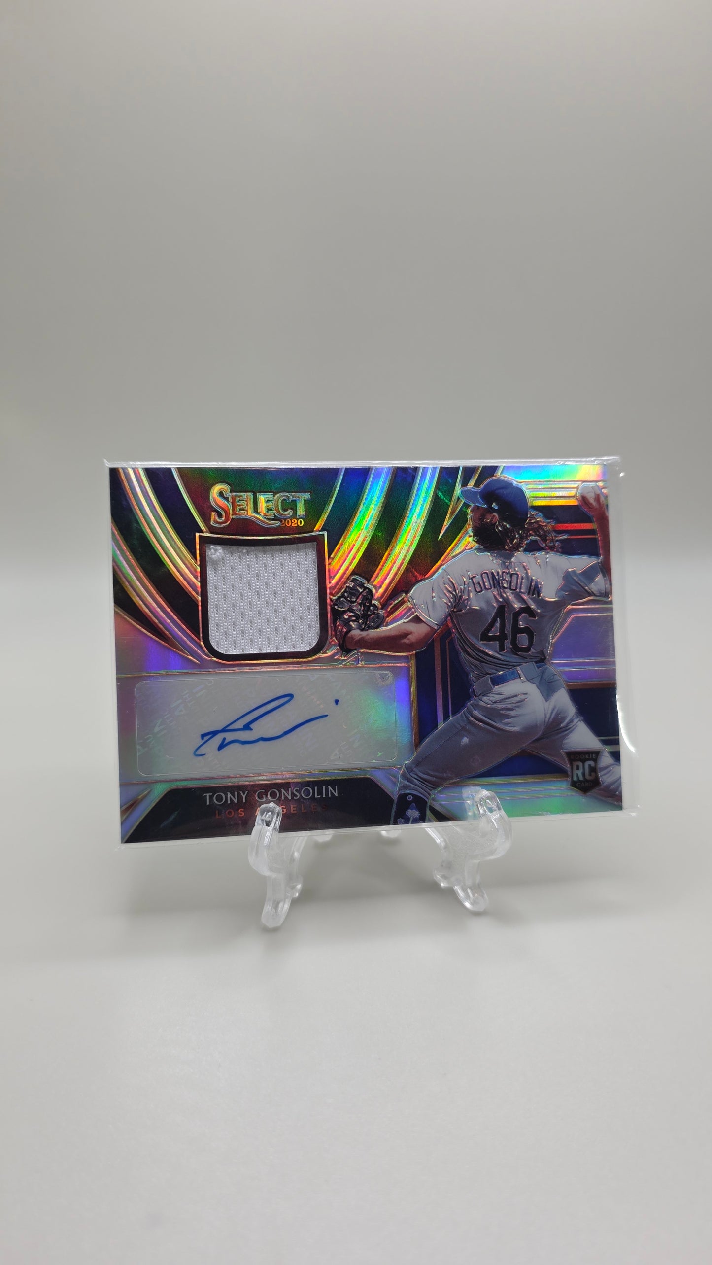 2020 Select Tony Gonsolin Rookie Patch Auto #/99 Card #RJA-TO