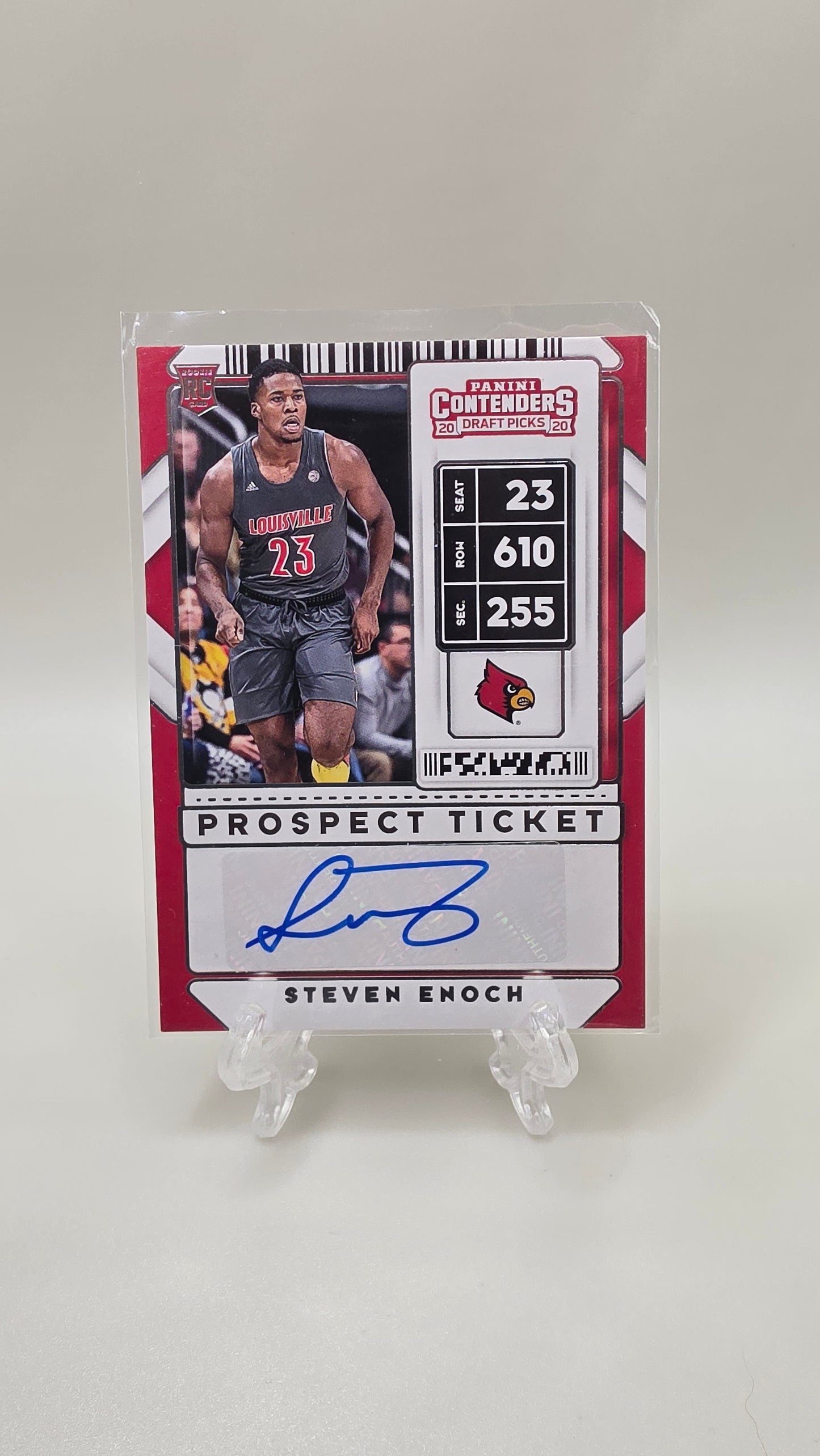 2020 Contenders Draft Picks Prospect Ticket Steven Enoch Auto Card #23