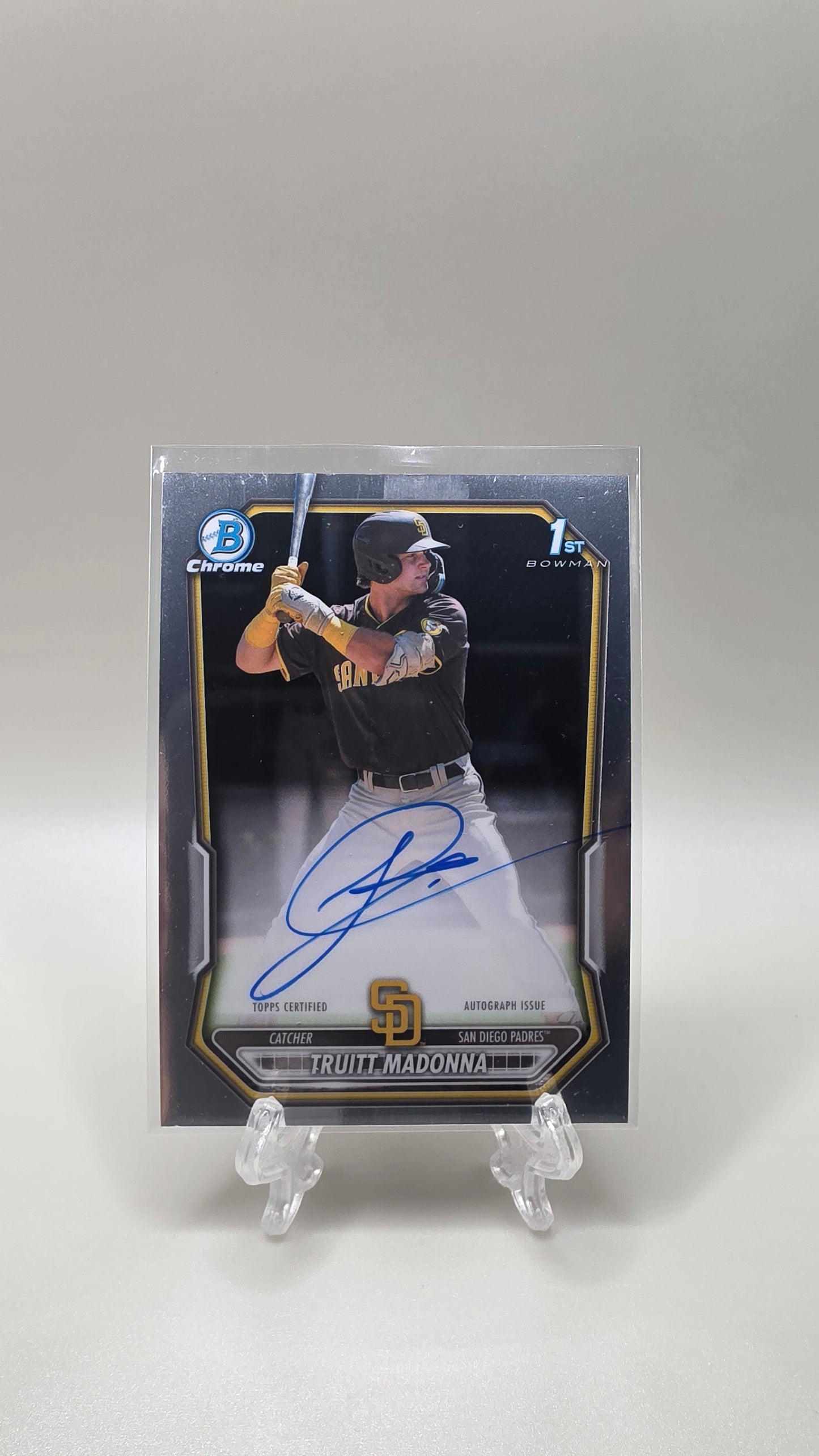2026 Bowman Chrome Truitt Madonna Base Auto Card # CPA-TM