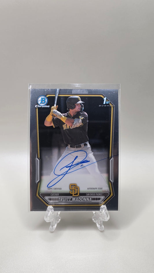 2026 Bowman Chrome Truitt Madonna Base Auto Card # CPA-TM