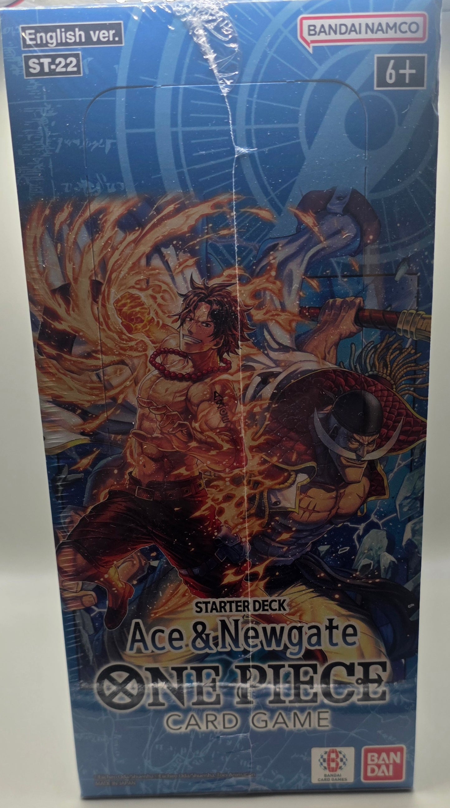 One Piece TCG Ace & Newgate Starter Deck ST22 Sealed Set (6 Decks)