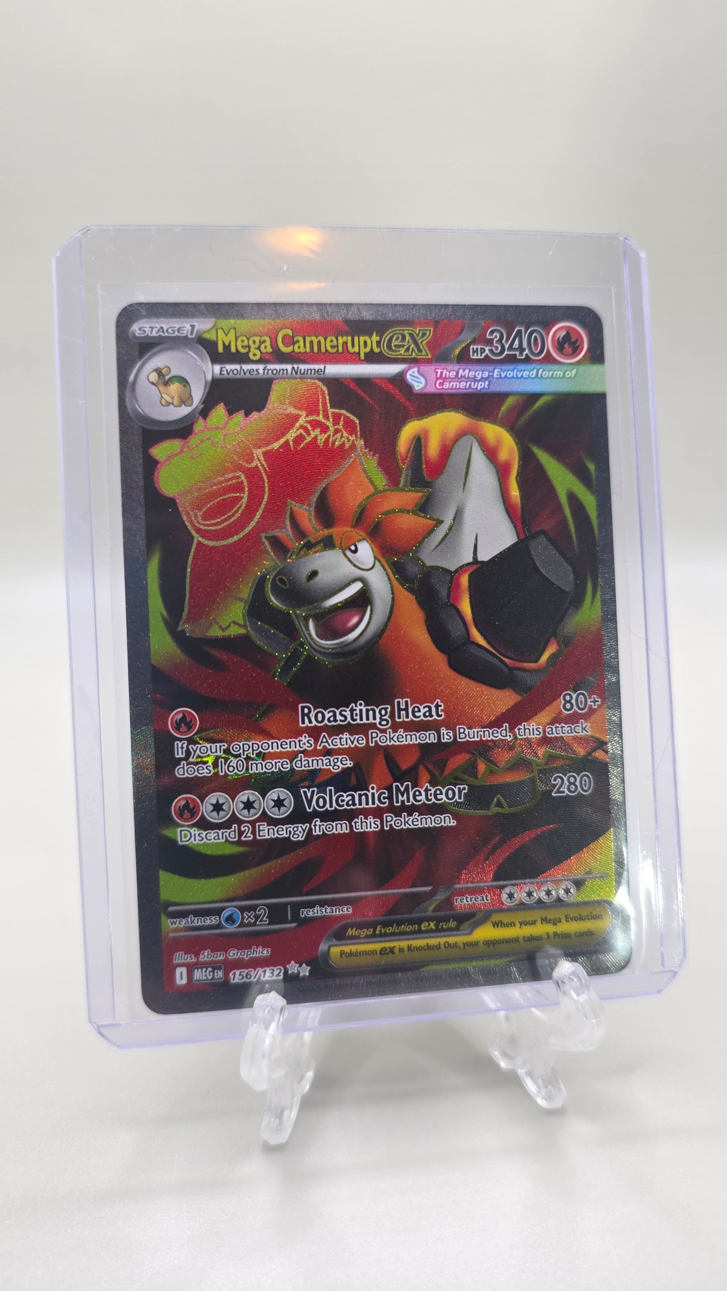 Mega Camerupt EX 156/132 (Mega Evolution Set) English