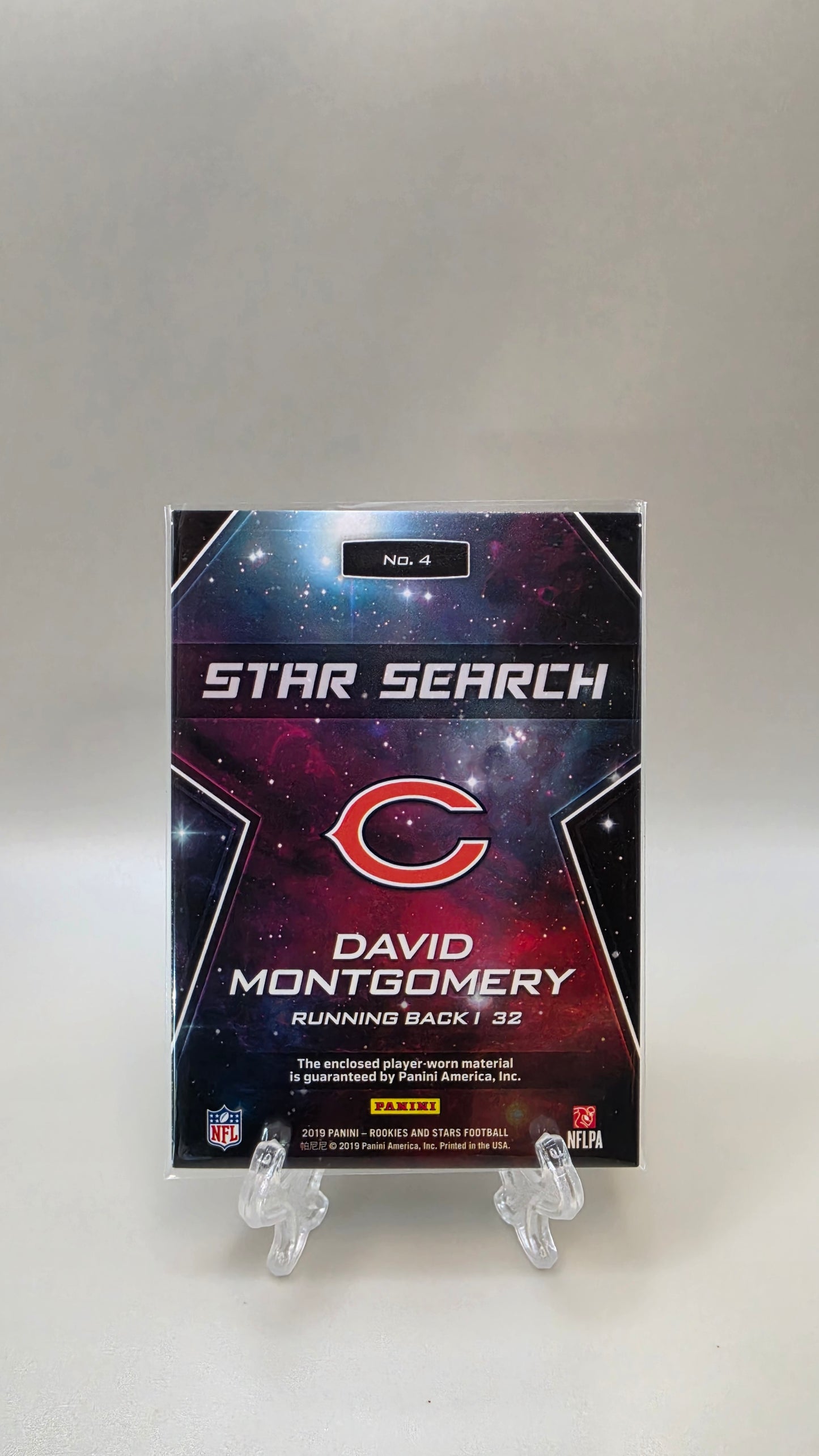 2019 Rookies & Stars David Montgomery Star Search Mem #4