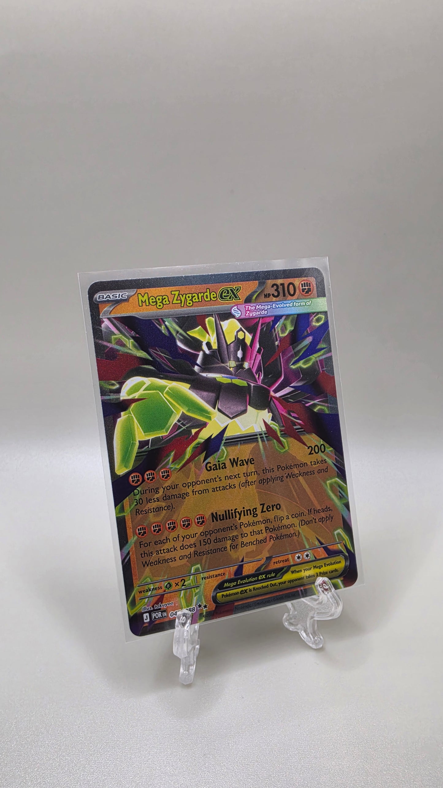 Pokémon TCG Mega Zygarde EX 047/088 Perfect Order English