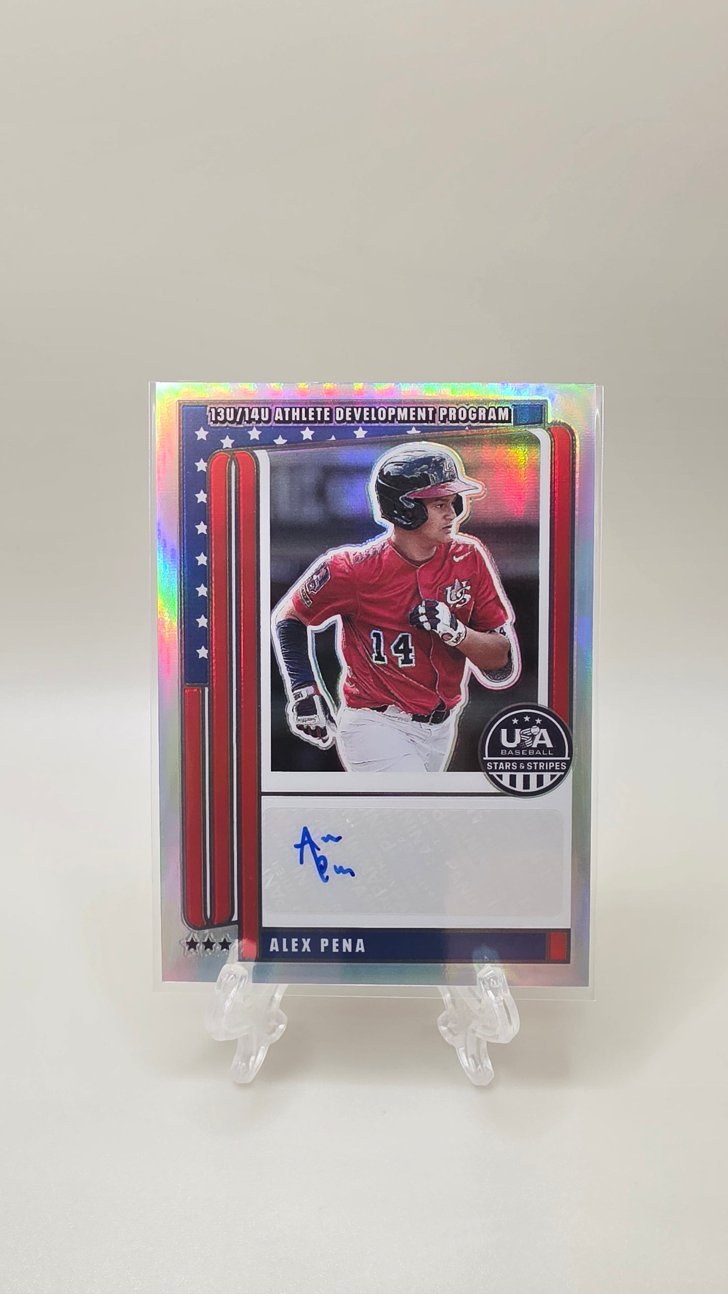 2026 Panini Stars & Stripes Alex Pena Auto #/149 Card #NTS-AP
