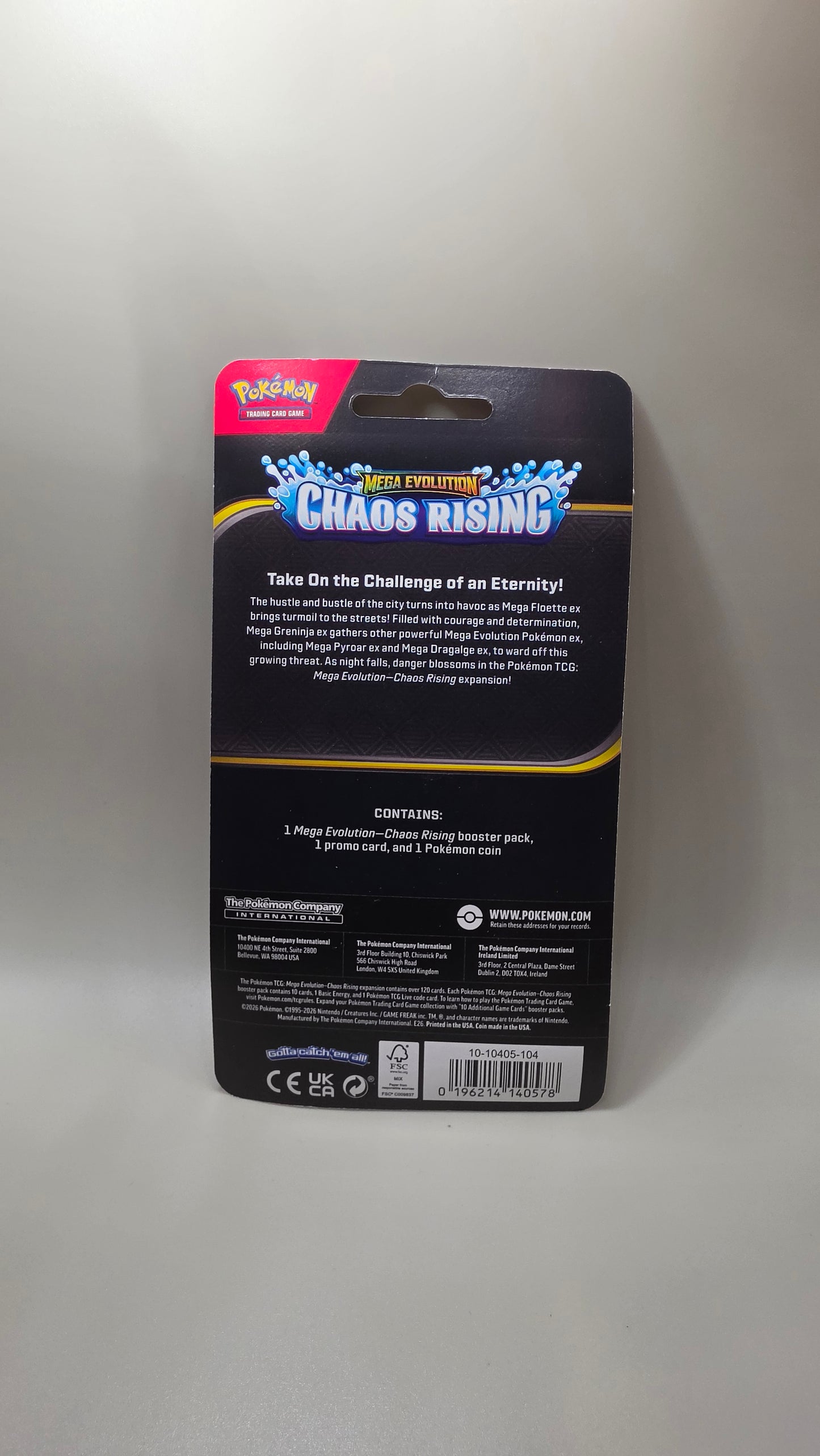 Pokémon TCG Chaos Rising M&E Toxel Promo Blister Pack Sealed